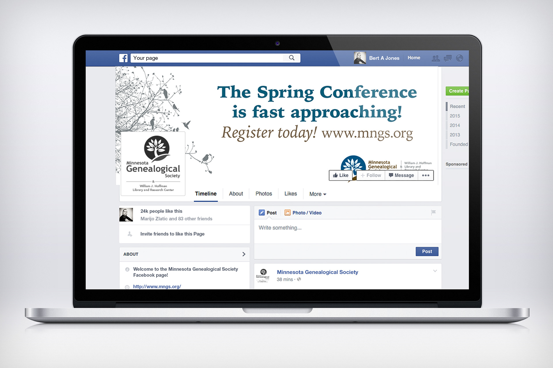 Facebook Cover art.