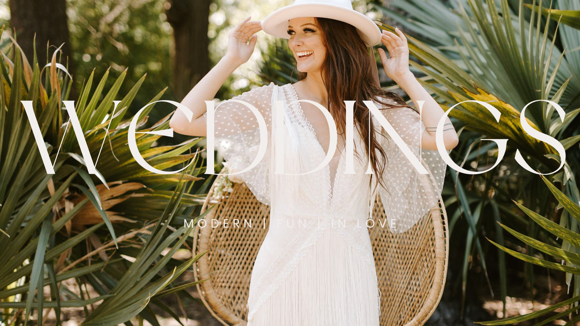 Bride posing for portrait in Houston park
