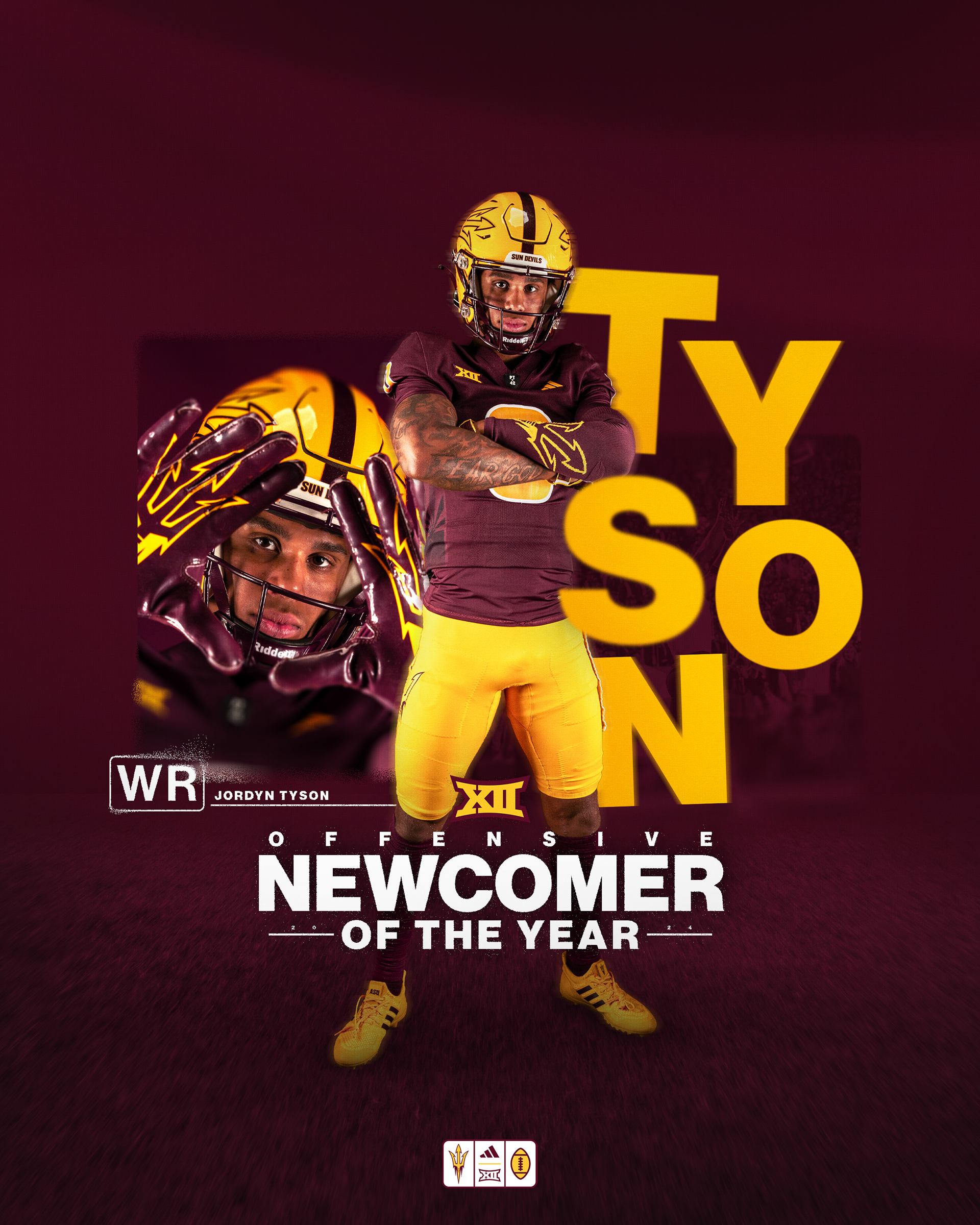 Jordyn Tyson Newcomer of the Year