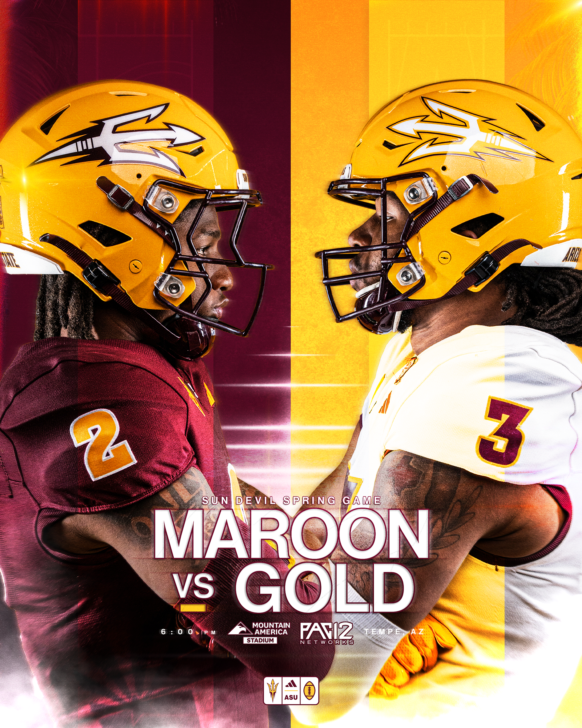 Maroon vs Gold