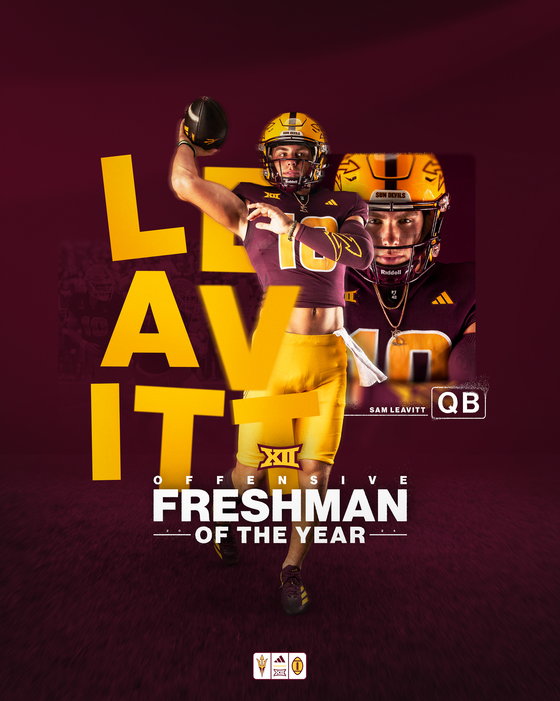 Sam Leavitt Freshman of the Year