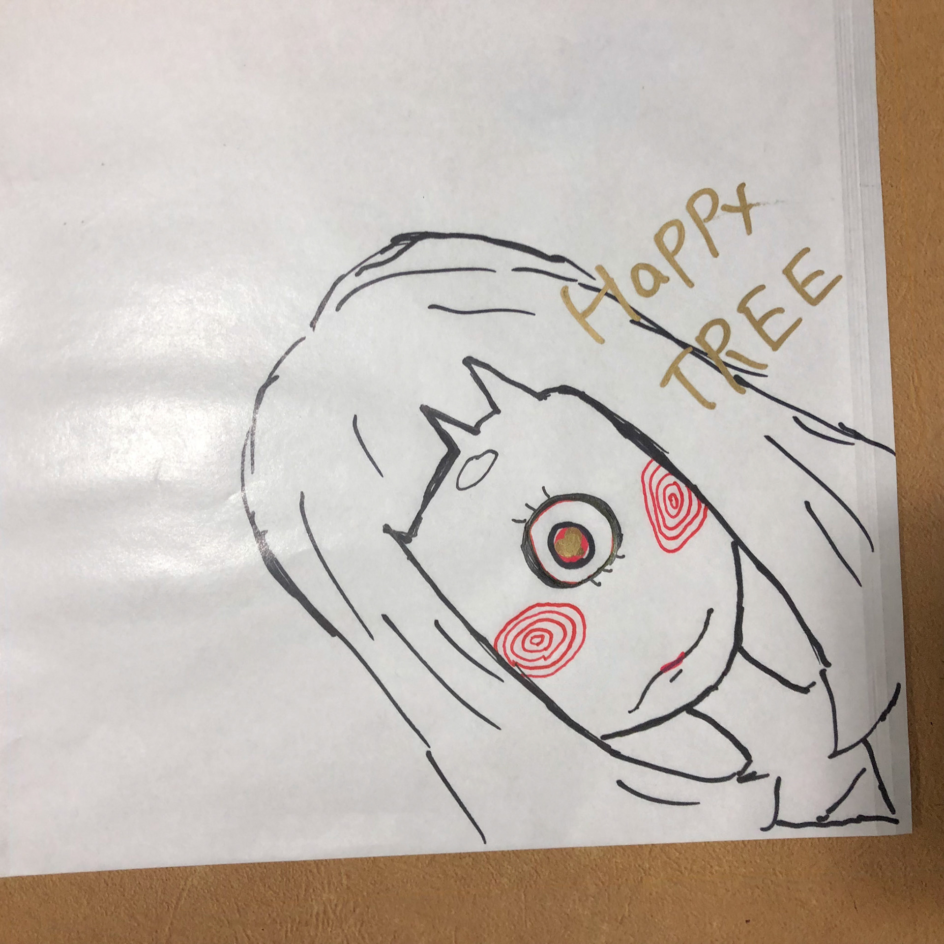 カフェのベーグルの包み紙
