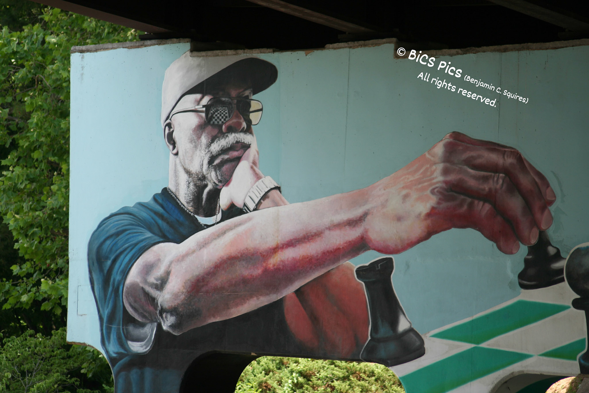 "Black &amp; White Reflection", Asheville, NC