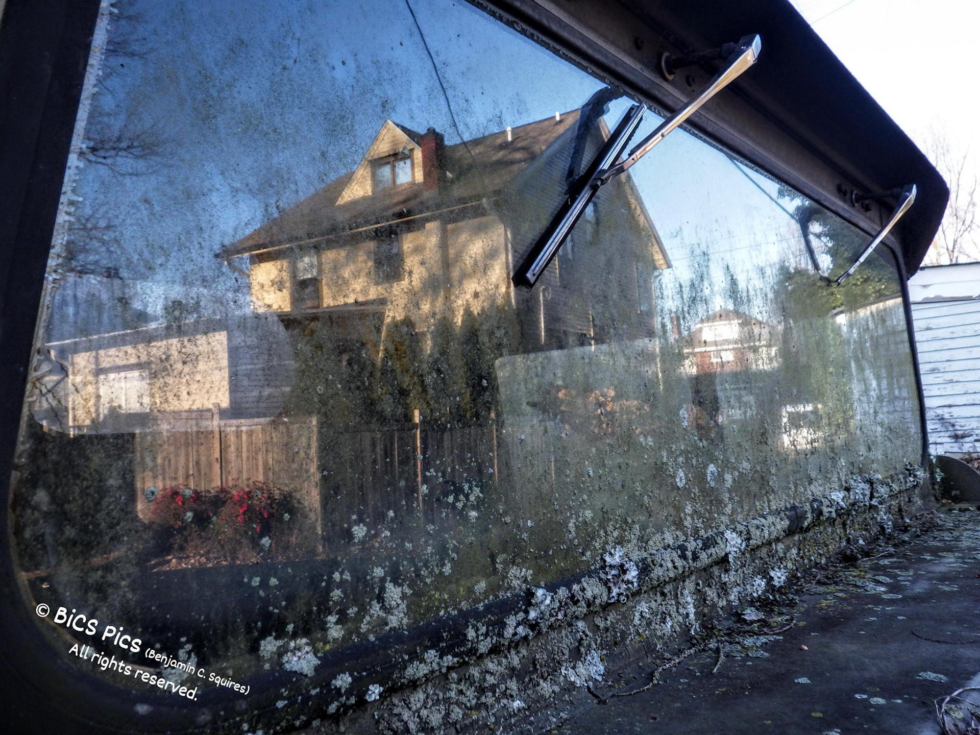 "Alleyway Guard Duty in a Jeep Kaiser M715", Highlands, Louisville, KY (1/1/20)