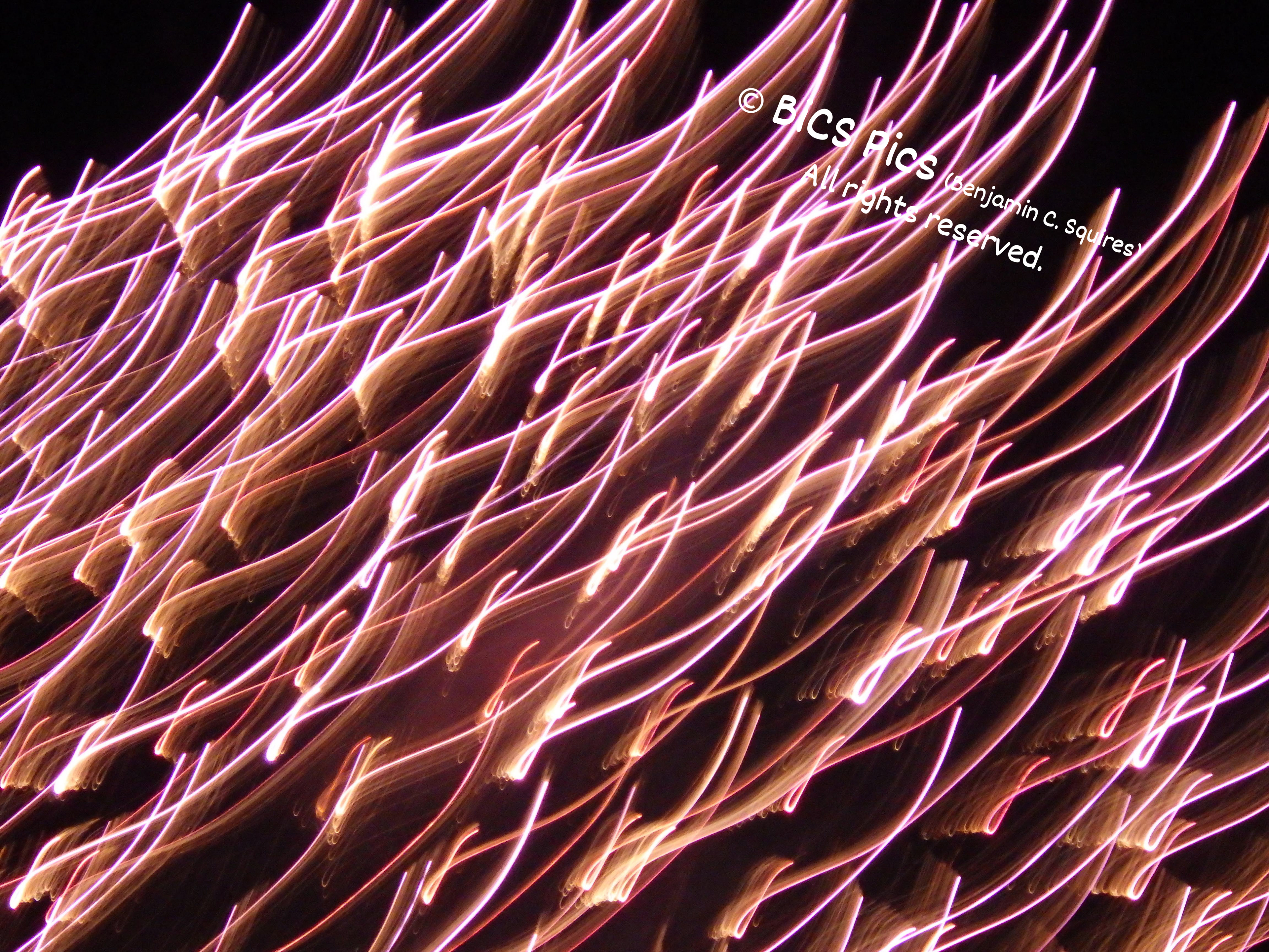 "Calligraphy", 4th of July Fireworks, Waukegan, IL (2019)