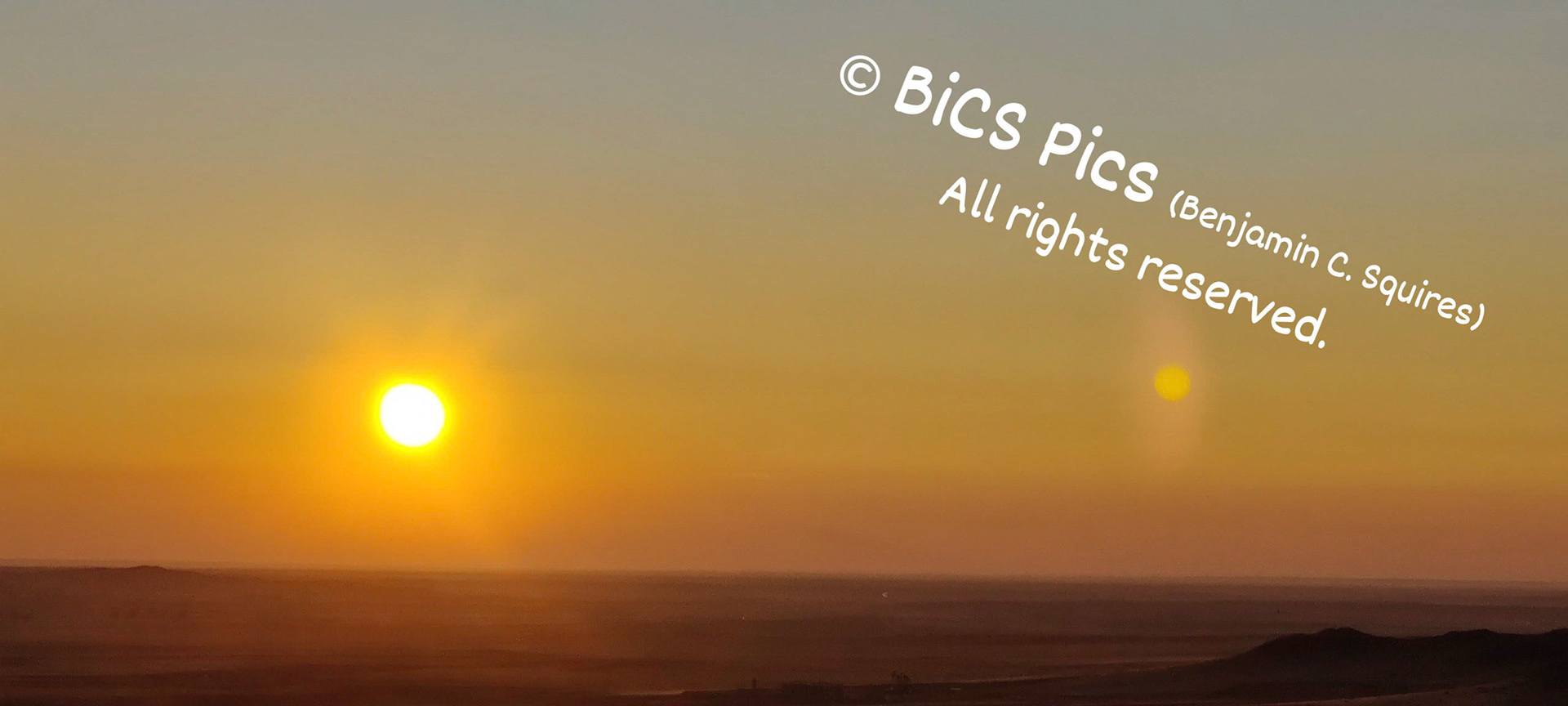 "Sun &amp; Future Sun", Pawnee Buttes, Pawnee National Grassland, CO