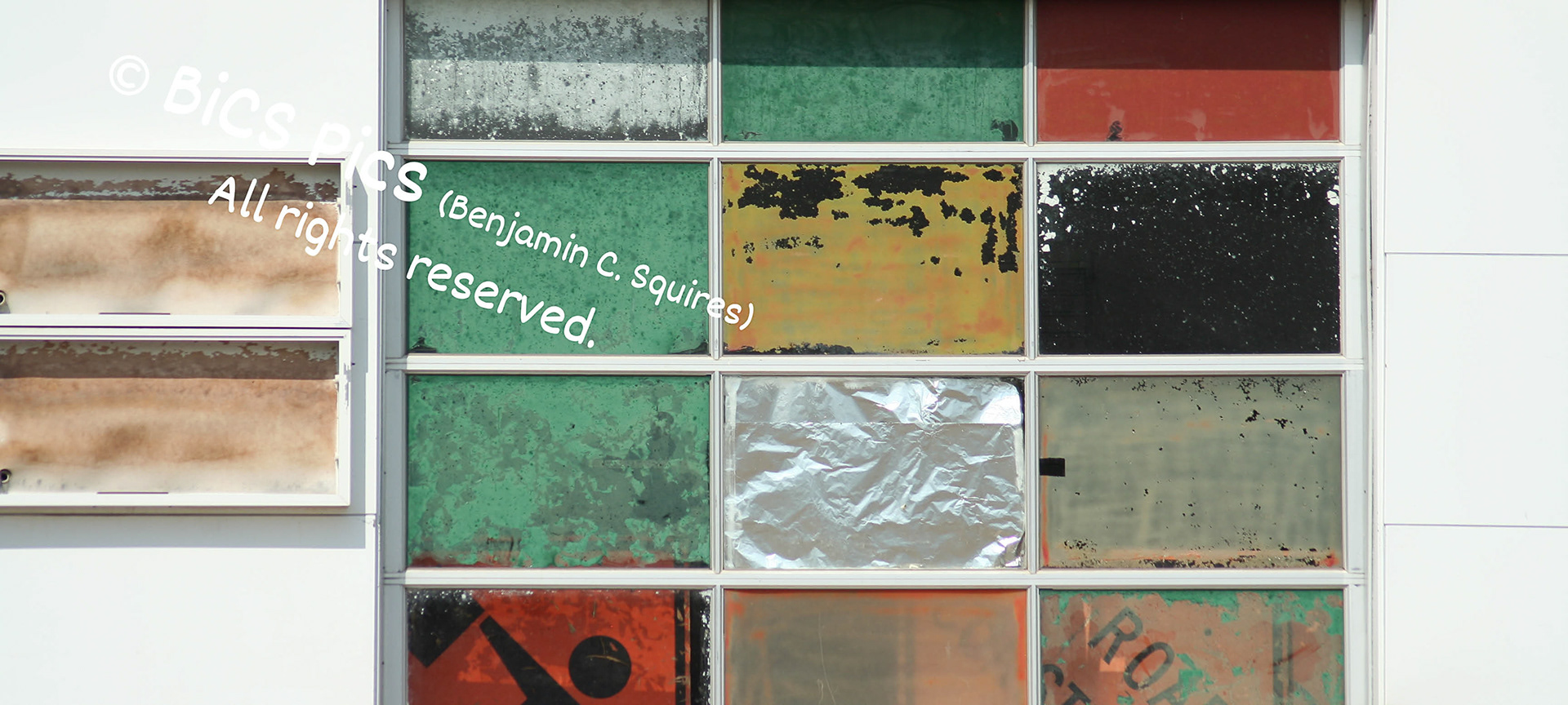 "Mixed Media Window Coverings", Chappell, NE (2020)