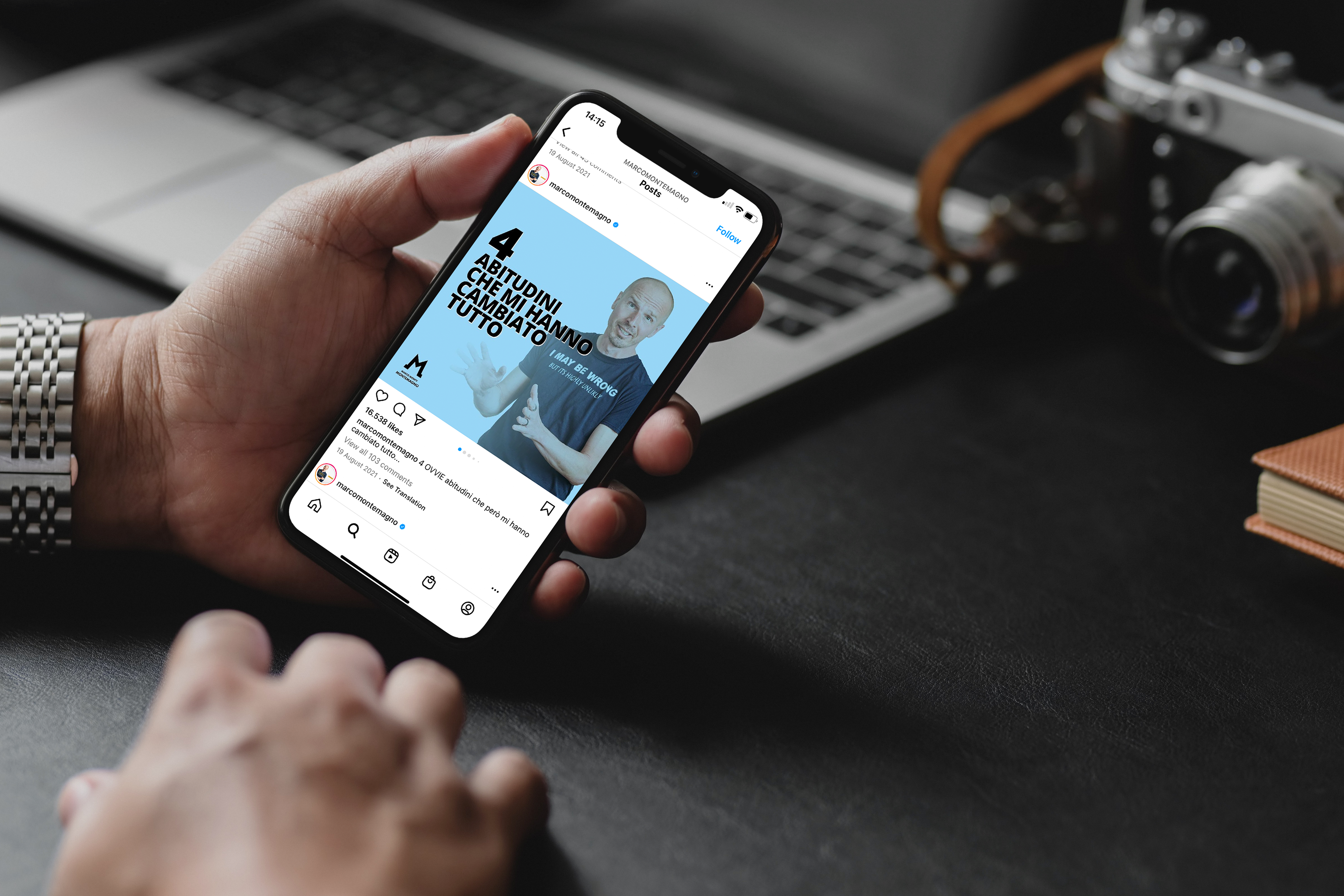 graphic layout instagram carousel