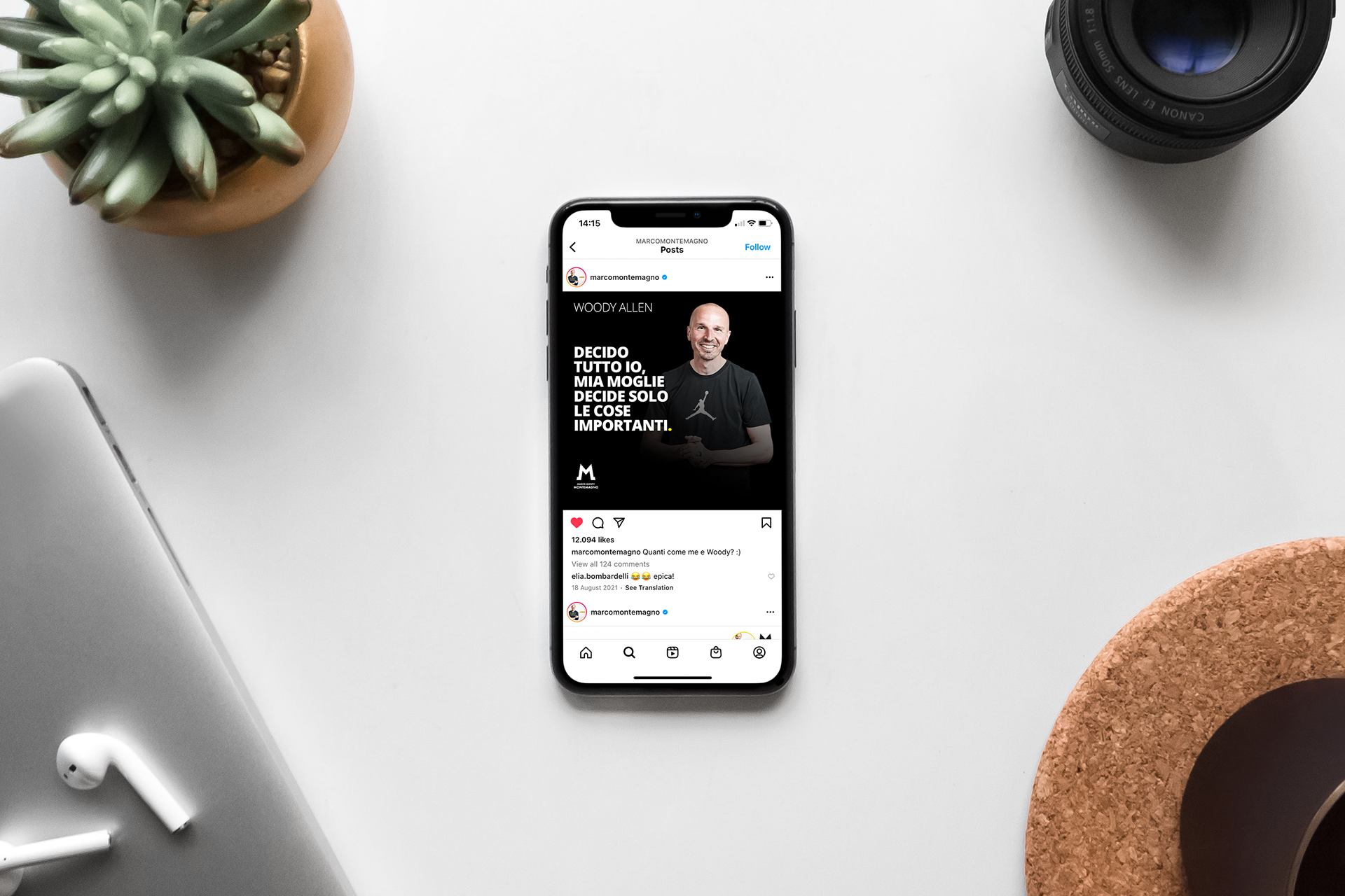 graphic layout instagram post