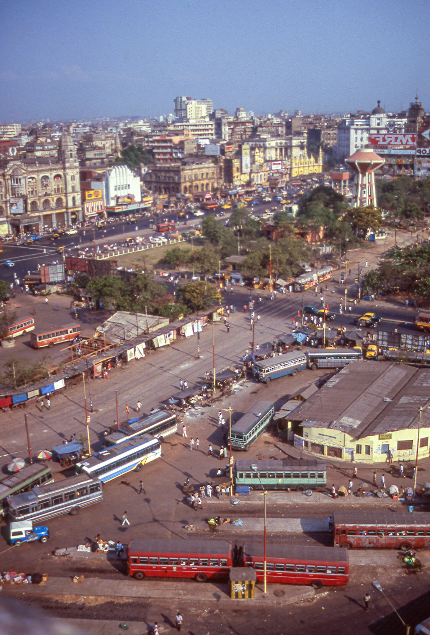 View from Ochterlorny Monument, Kolkata, 1991