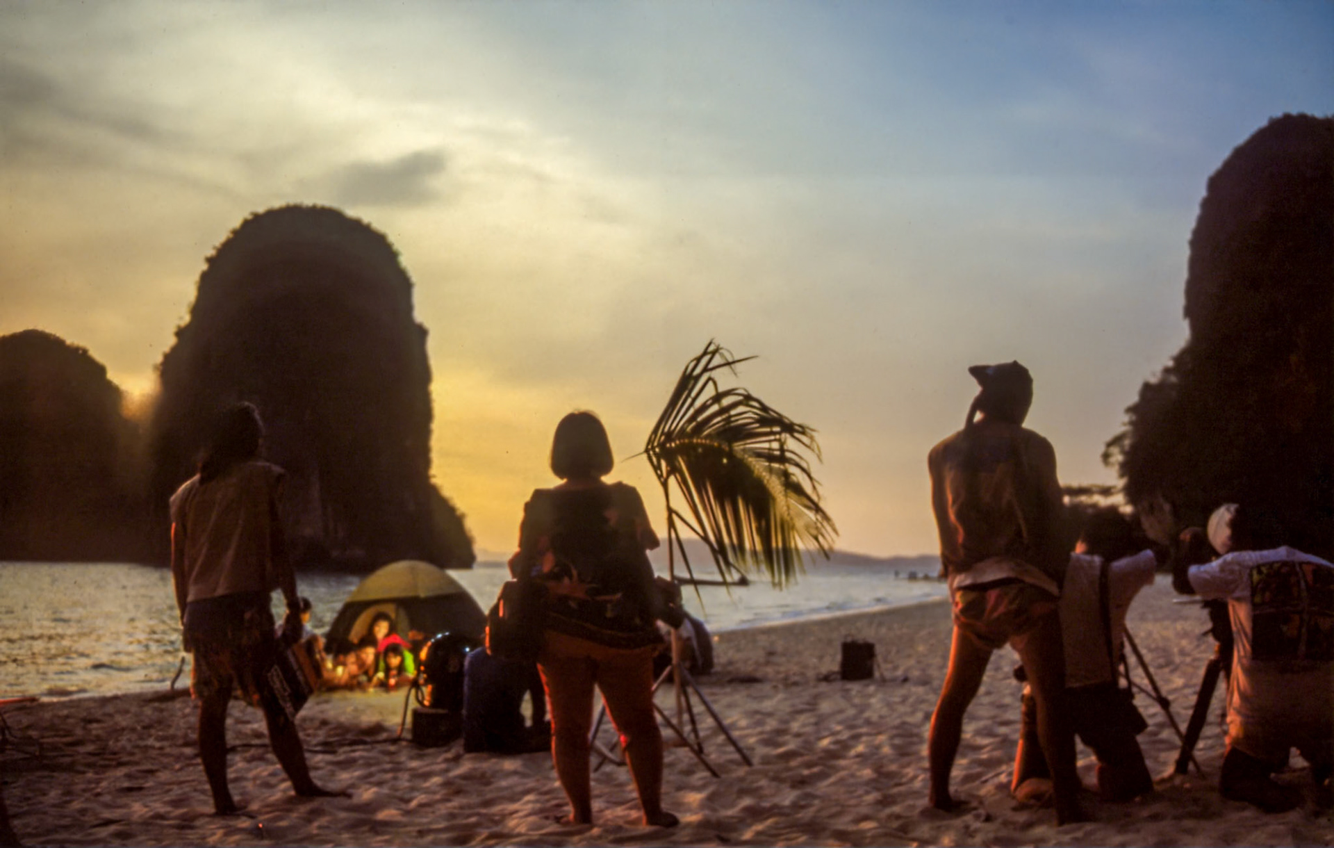 Film Crew, Koh Chang, 1991