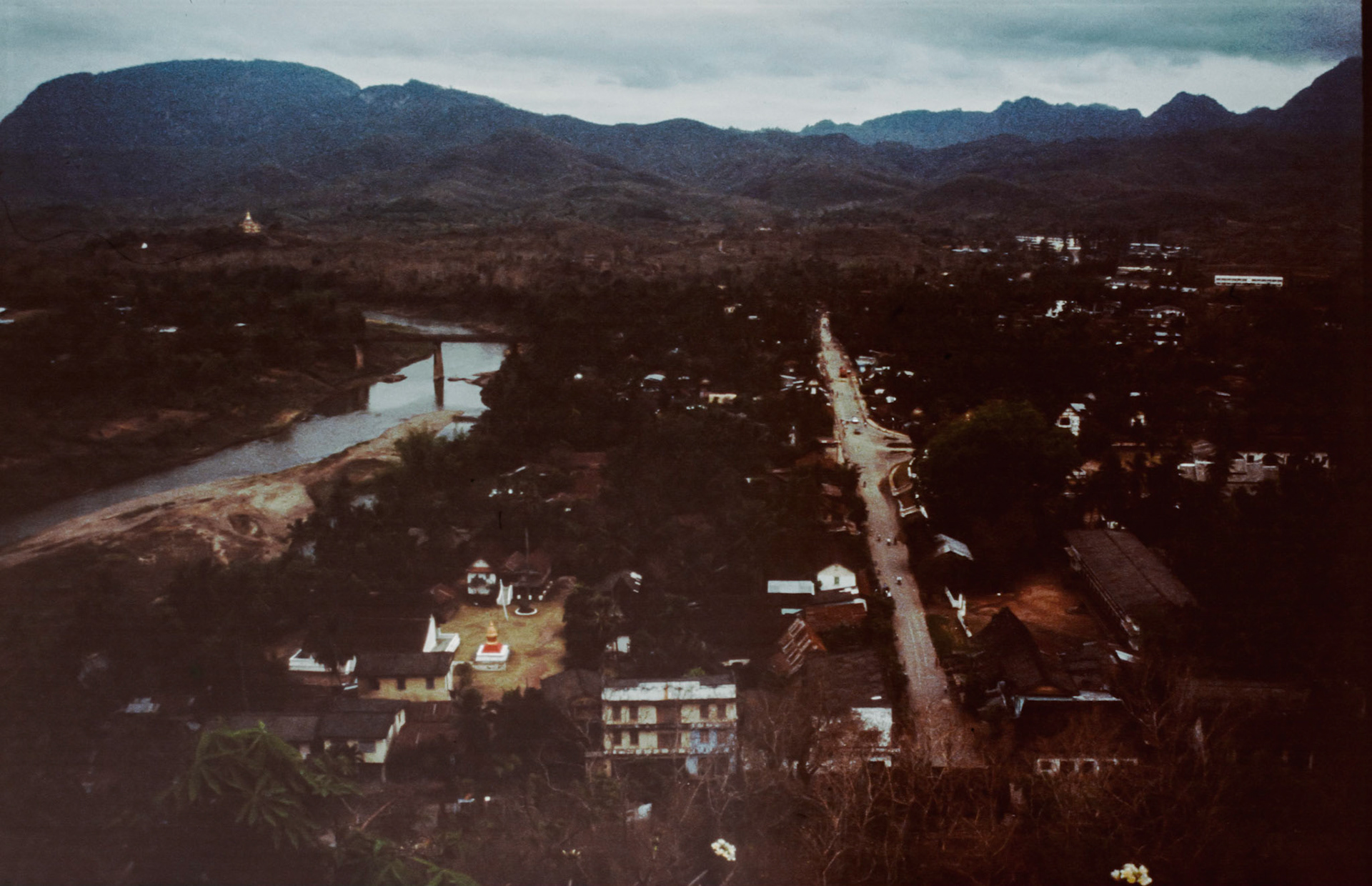 Luang Prabang from Mt Phuisi, 1991