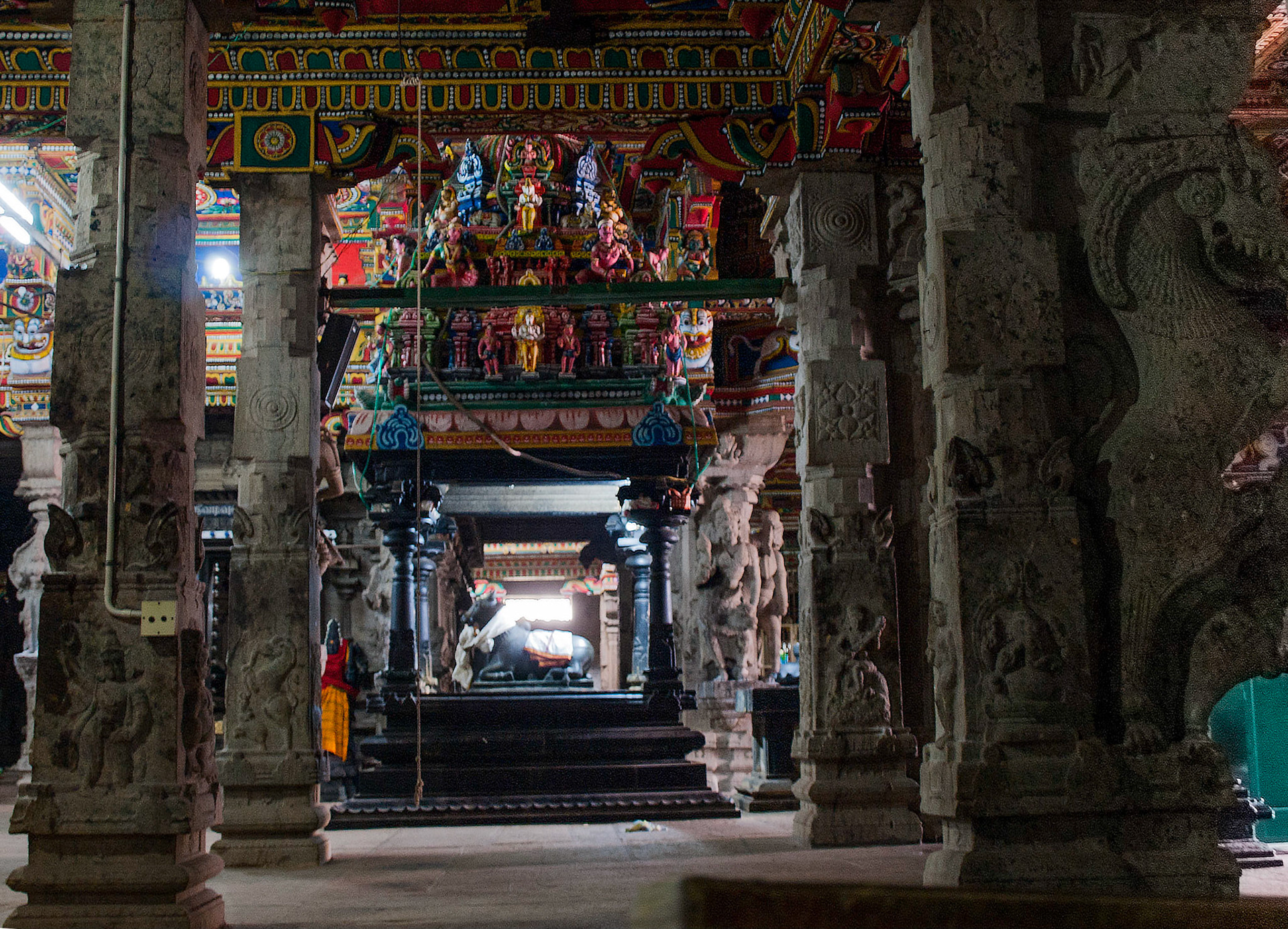Temple Interior, Chettinad