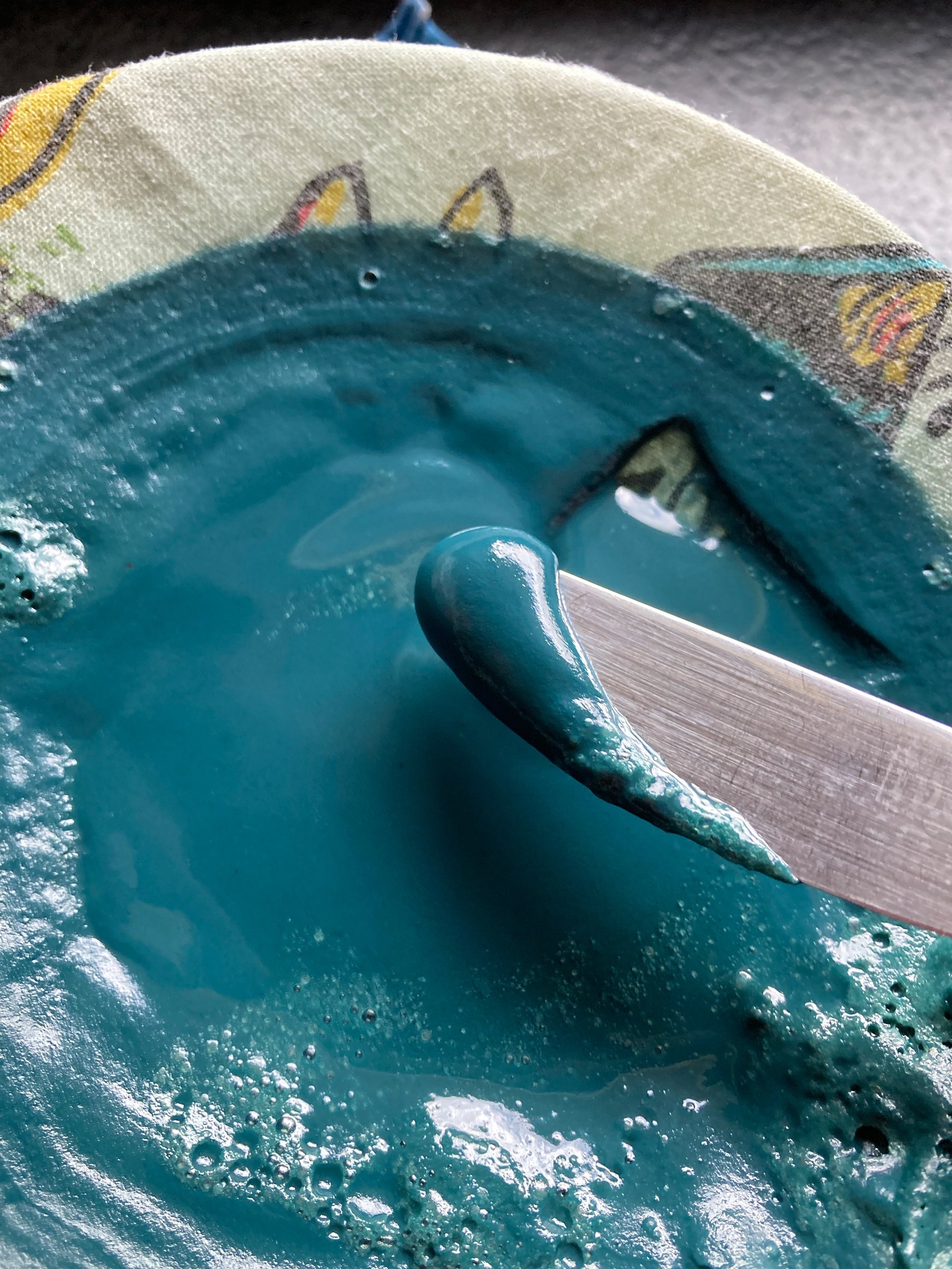 wet lilac pigment