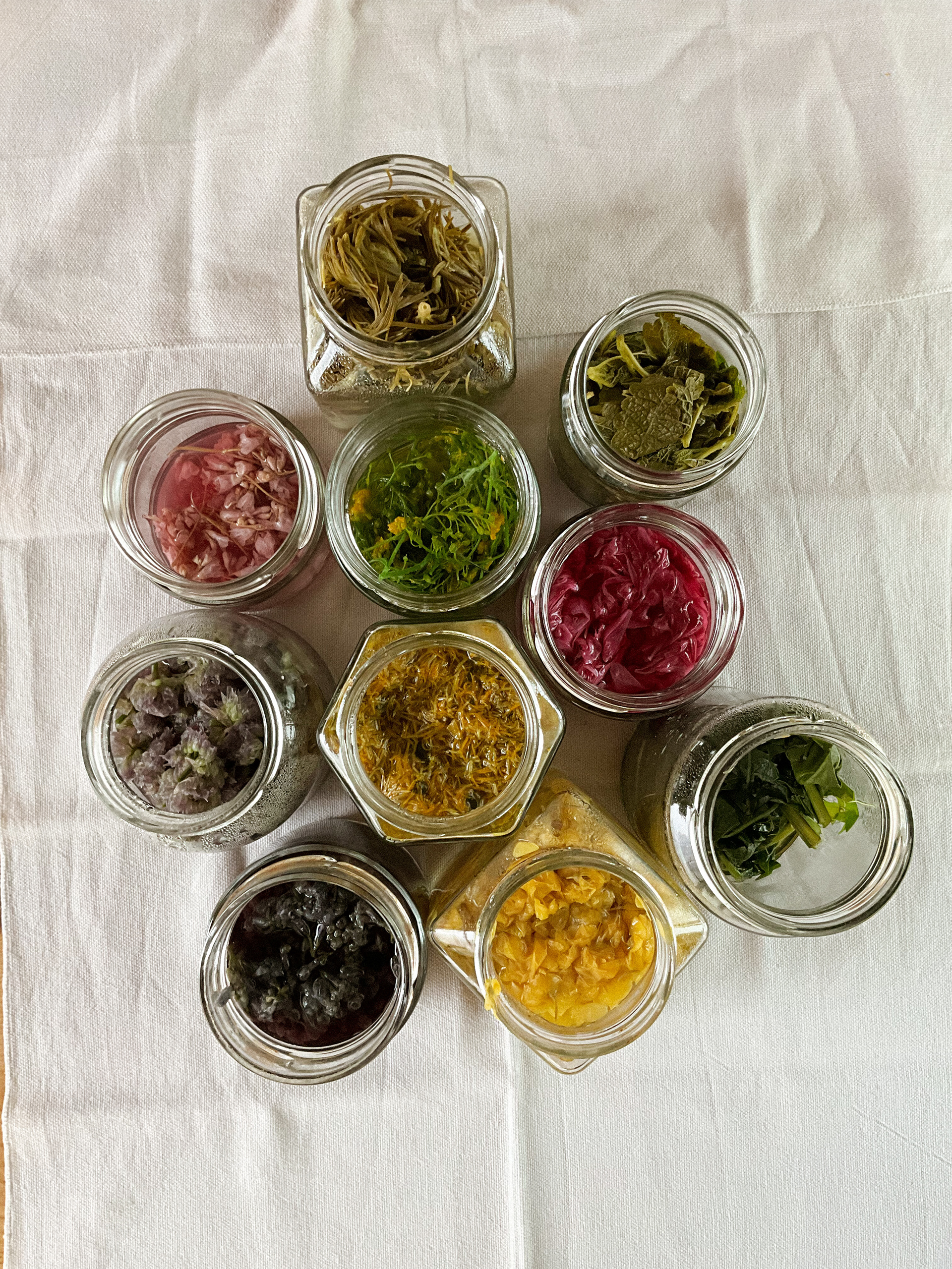 freshly made natural colours