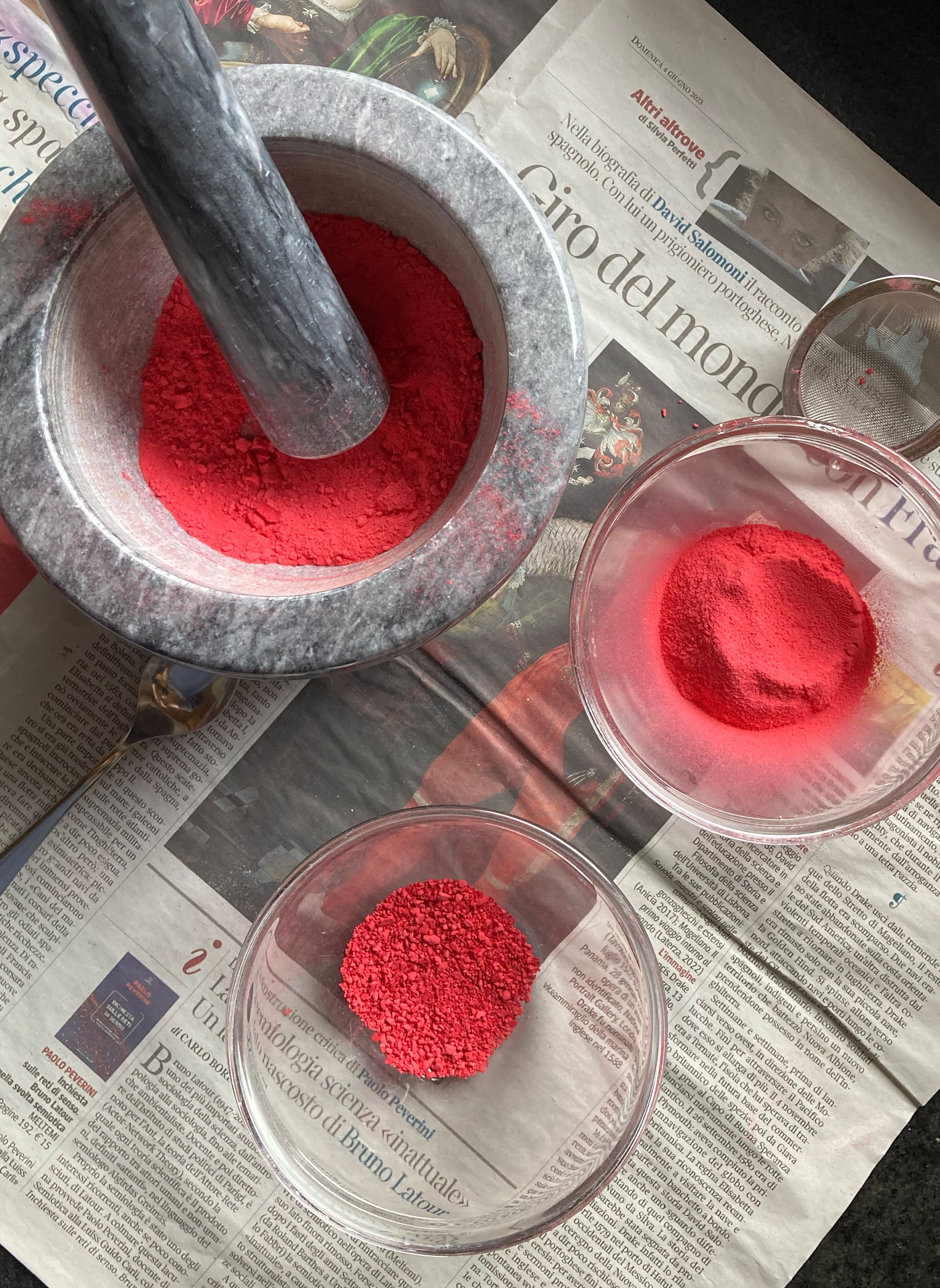 dry geranium pigment