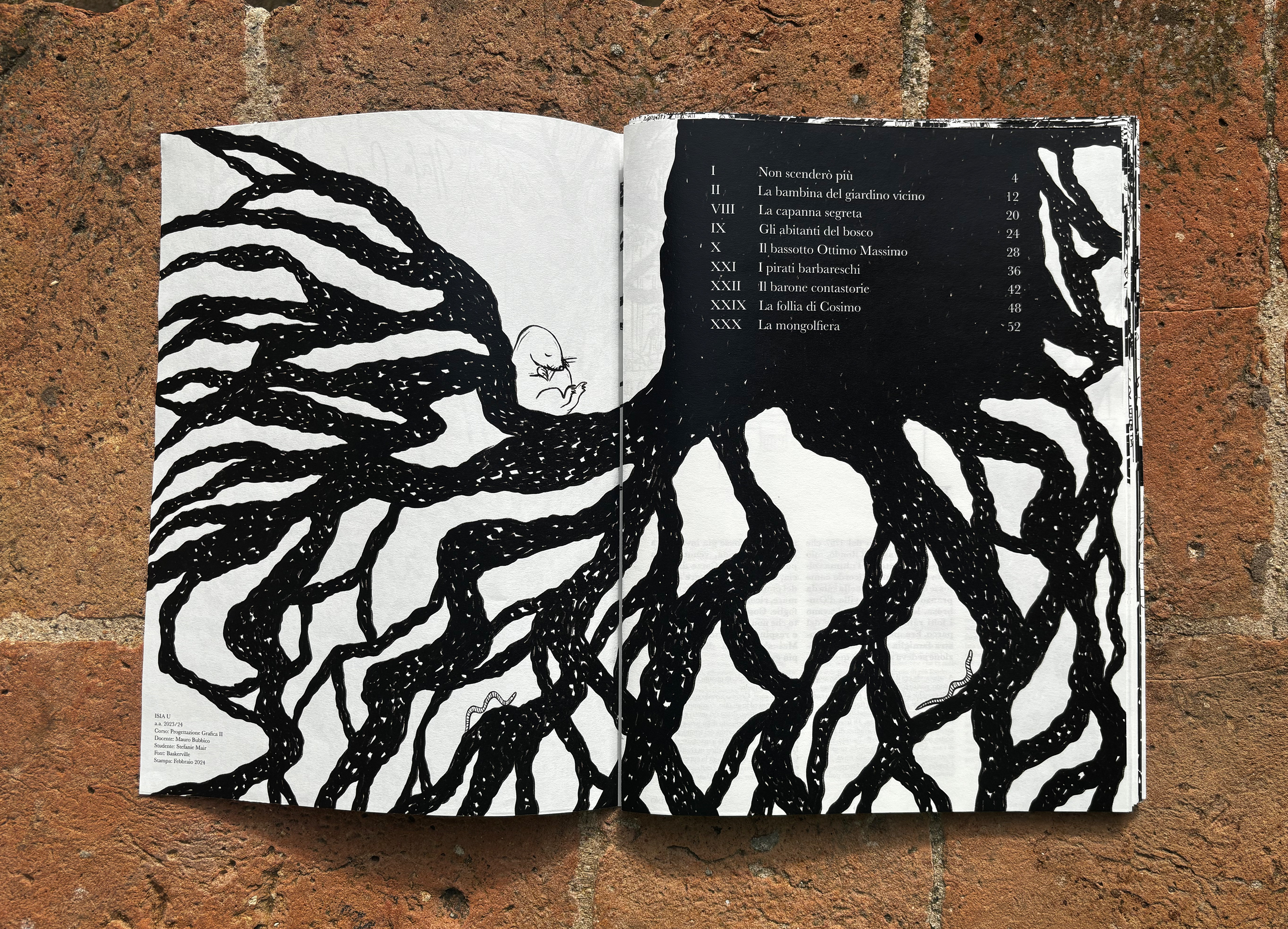 table of contents