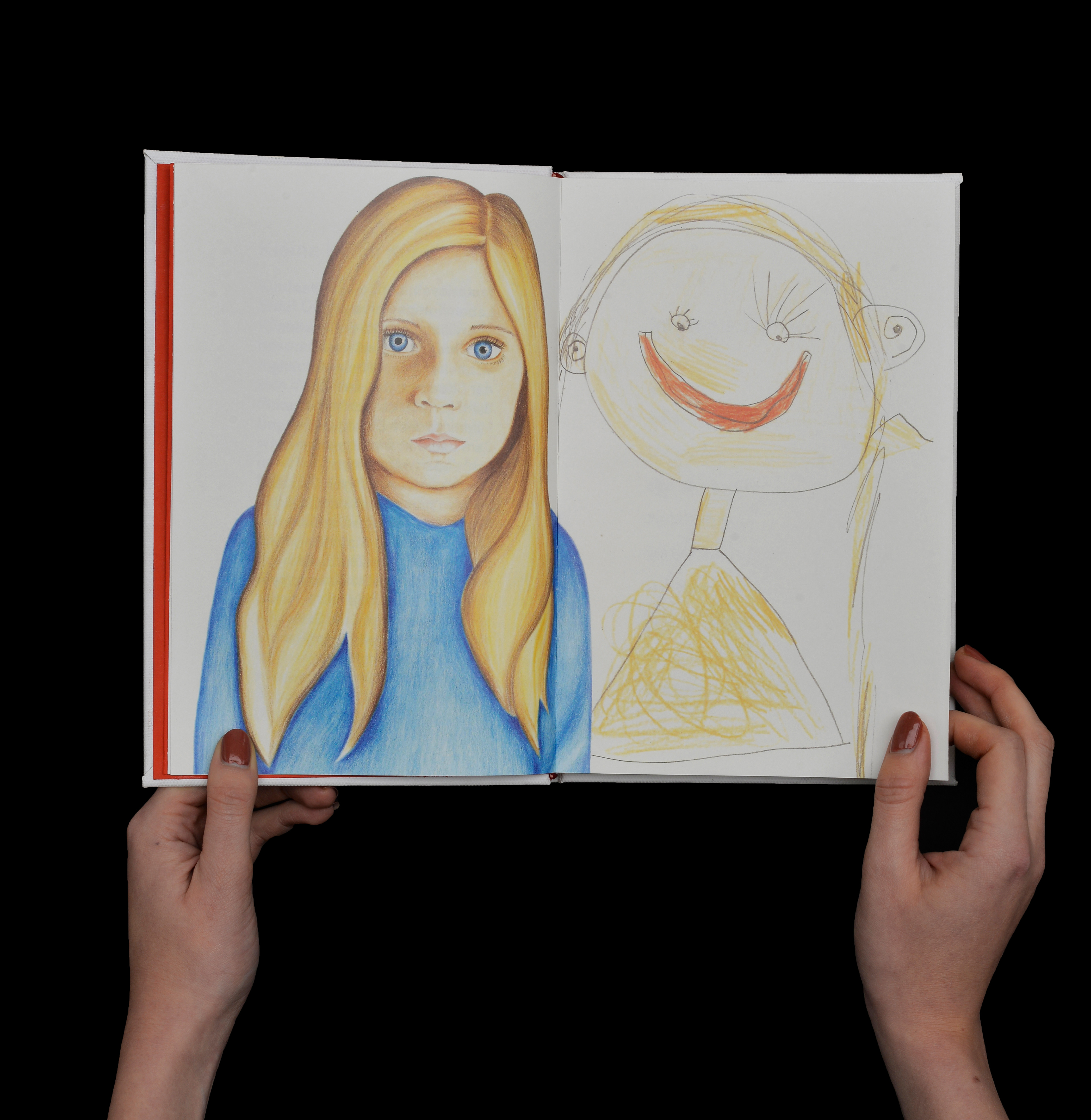 portraits of both illustrators of the book