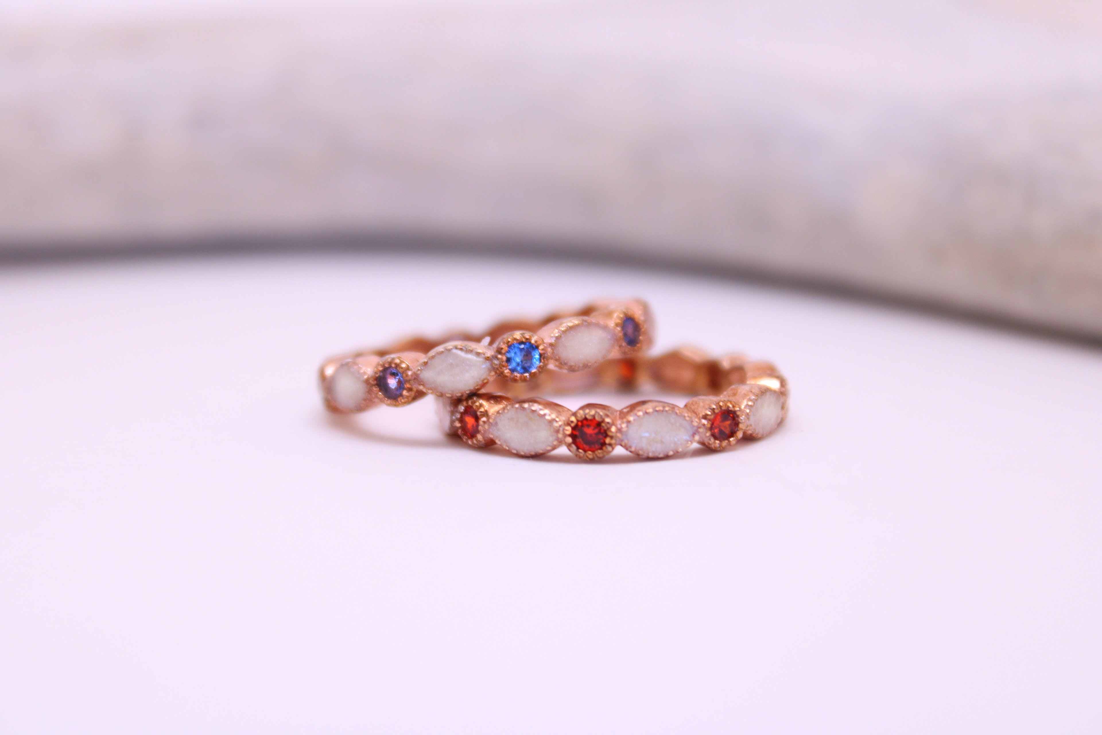 Custom Breast Milk Rings made for a client