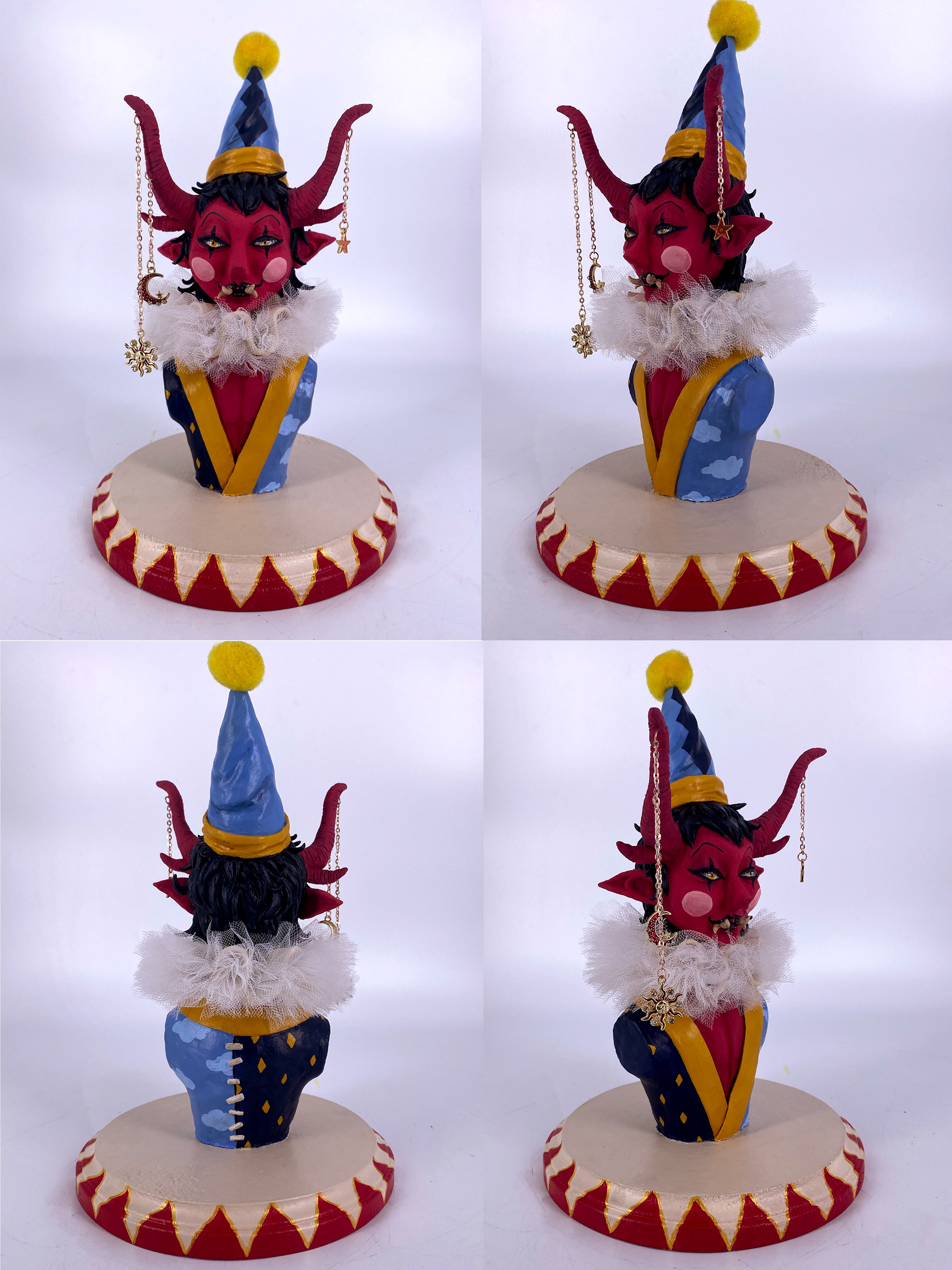 Akui Bust Sculpt ; Mix Media 2022