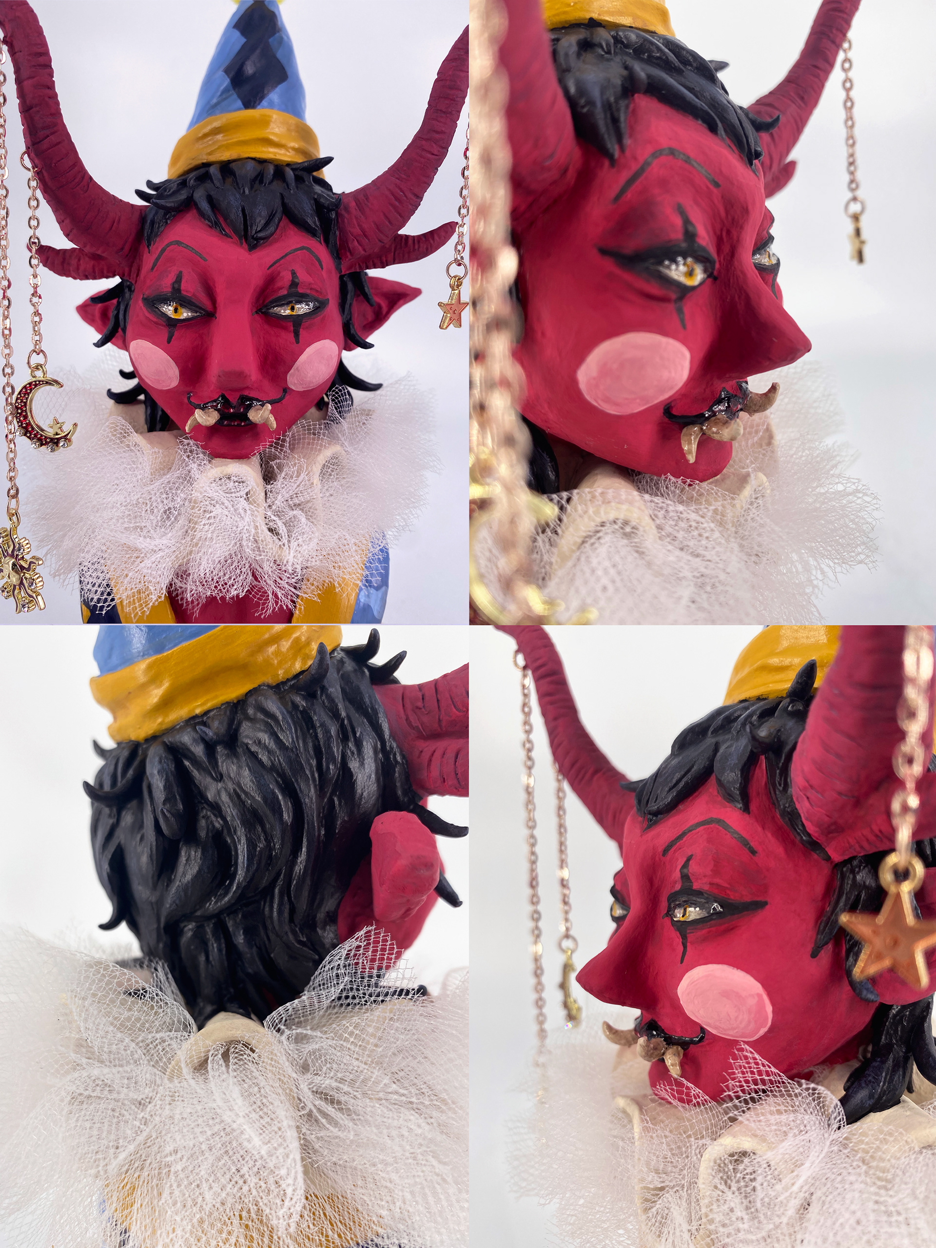 Akui Bust Close-Ups ; Mix Media 2022