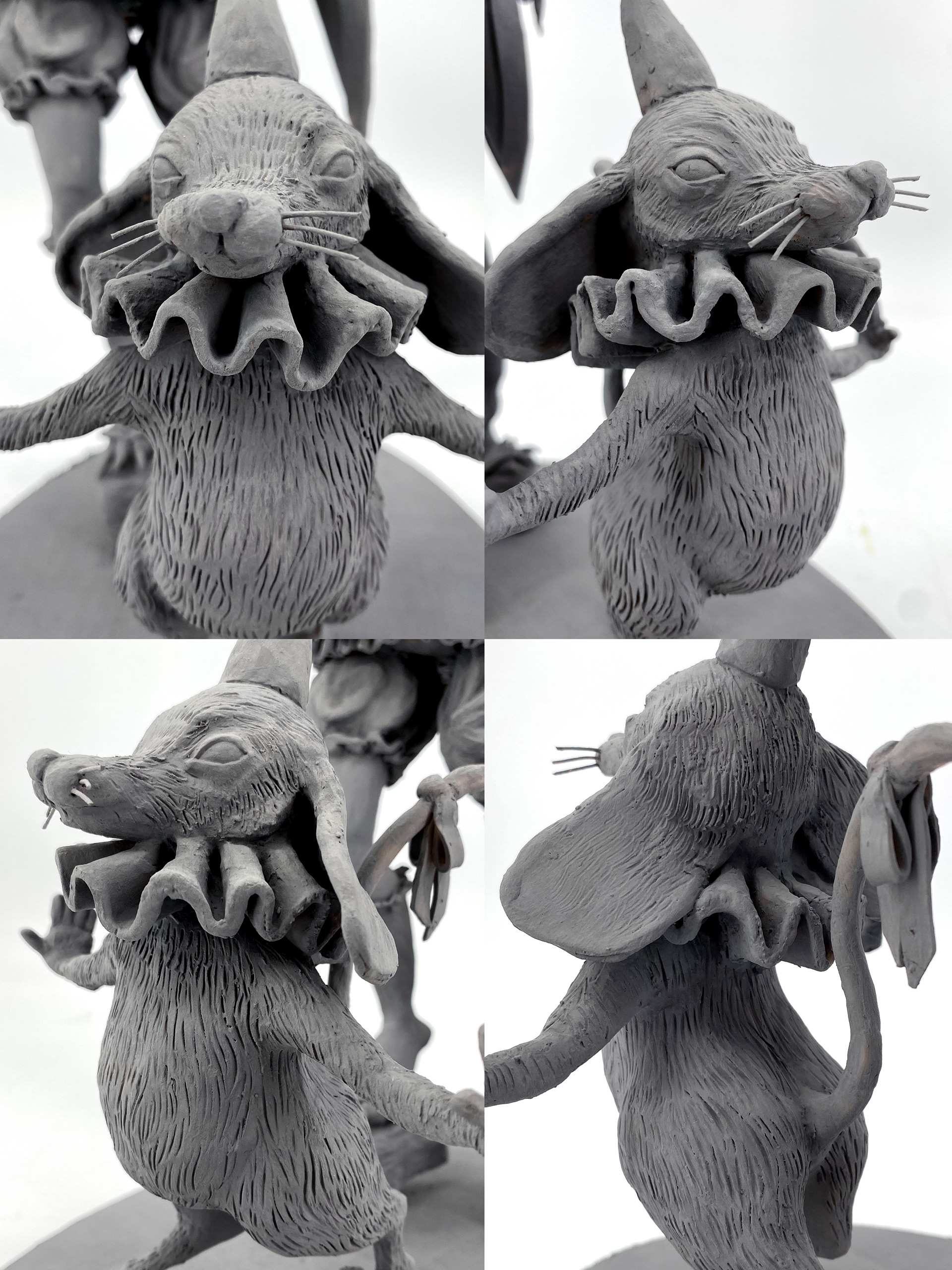 Nezumi Sculpt ; Mix Media 2022