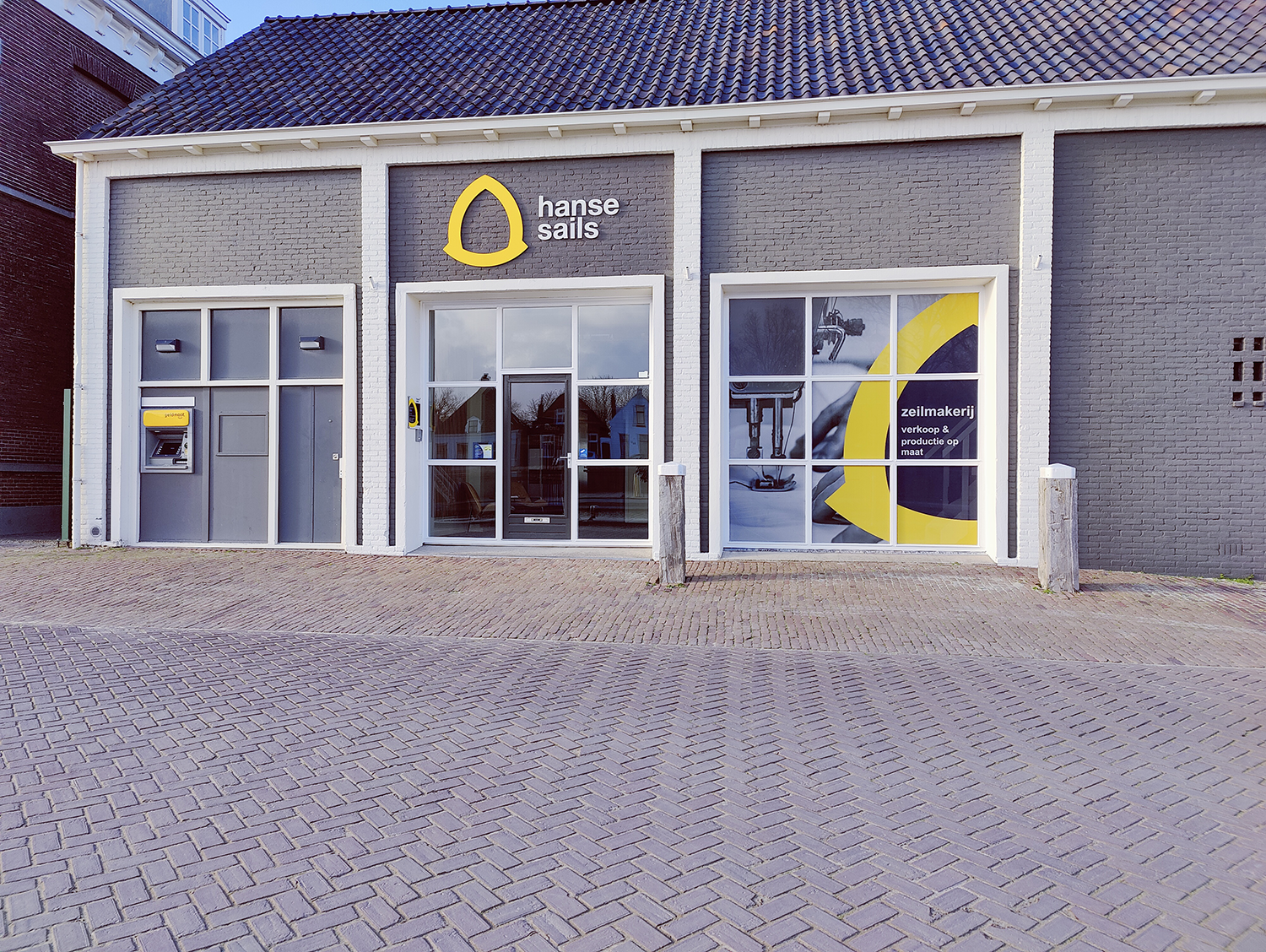 Gevelsticker - Hanse Sails Zeilmakerij Brouwershaven