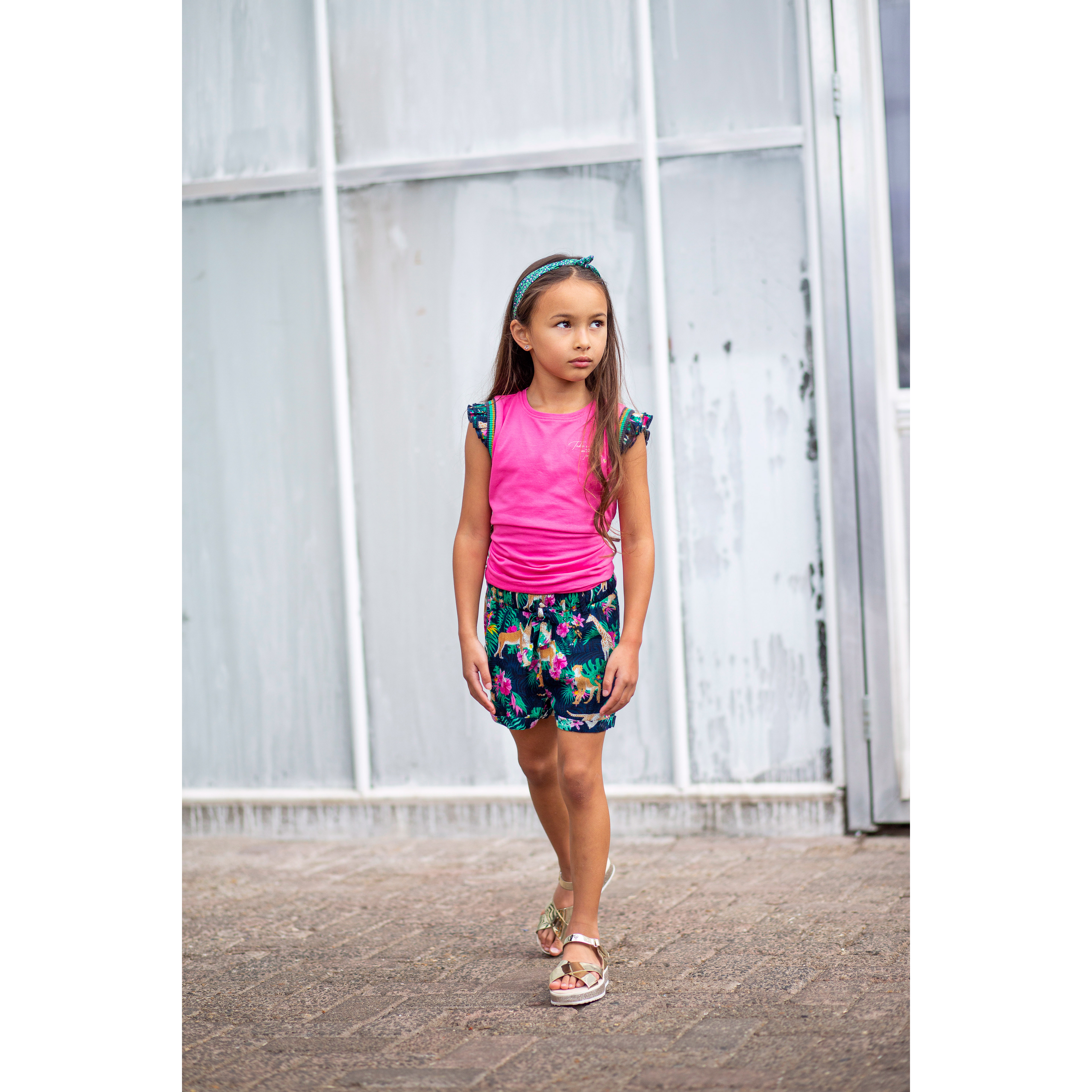 Quapi childrens meisje in roze  fashion photography kinderkleding mode fotograaf  professioneel