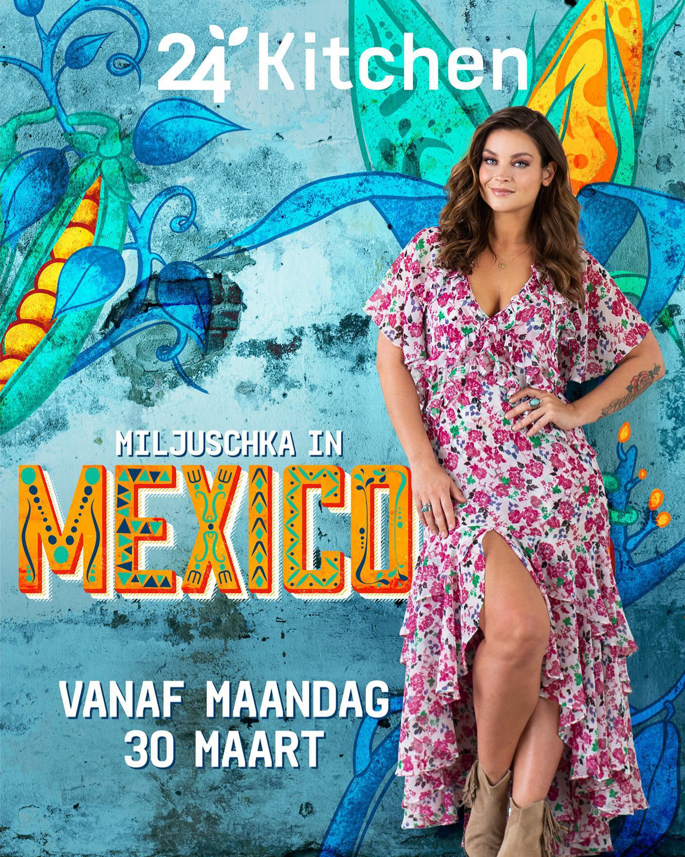 Miljuschka in Mexico voor 24 Kitchen gefotografeerd door portretfotograaf Joshua Rood Amsterdam