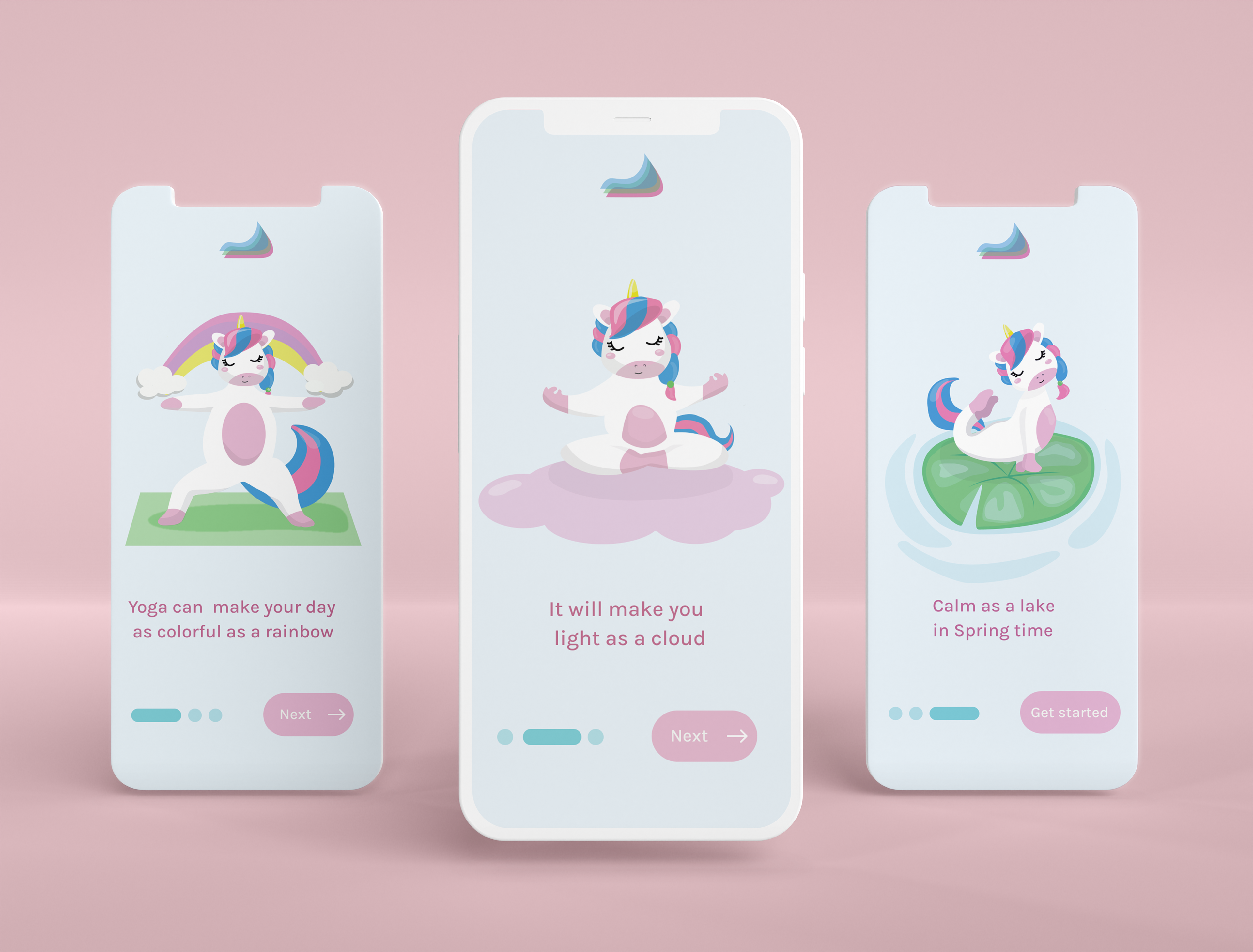 Onboarding screens