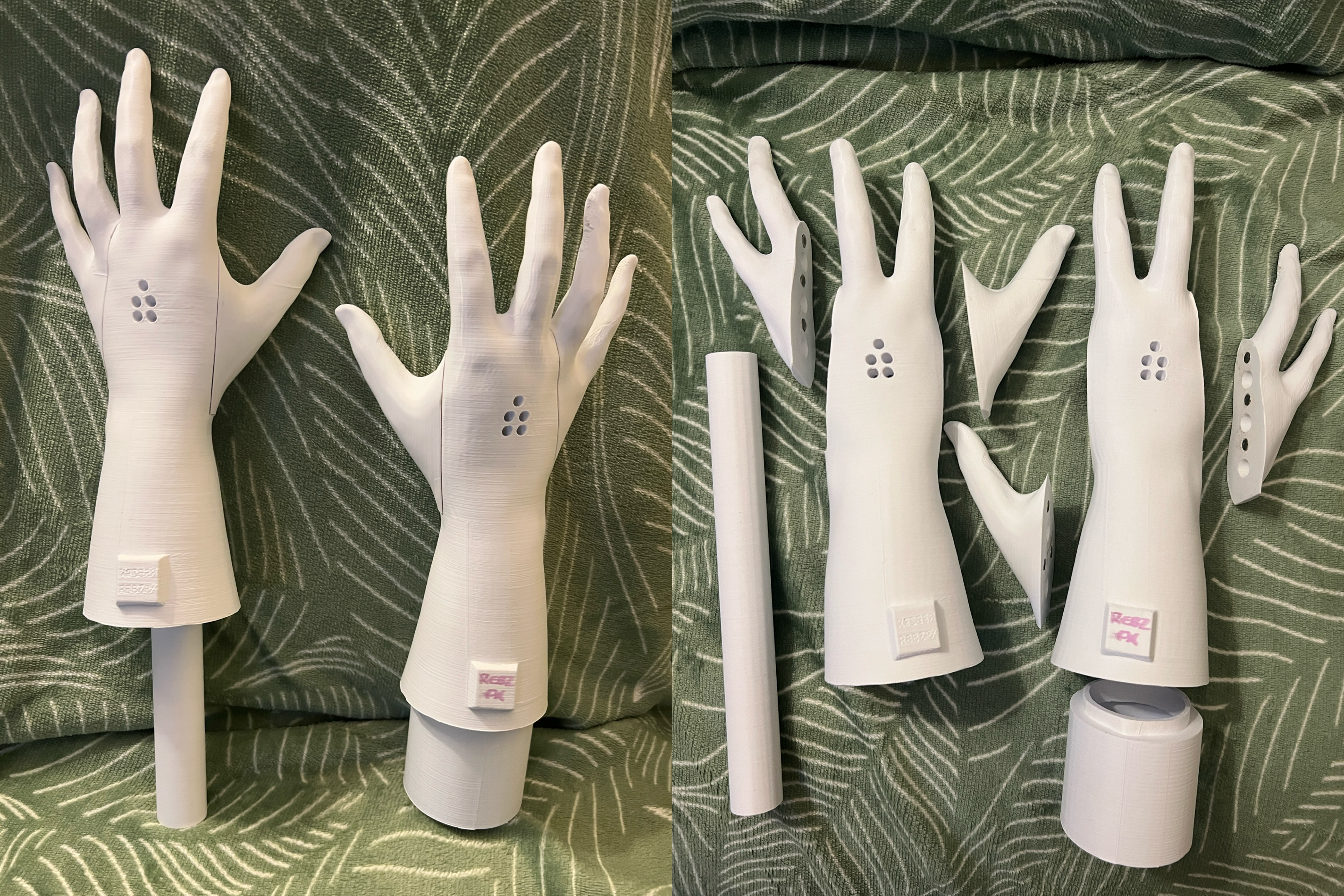 3D printed collpsable core