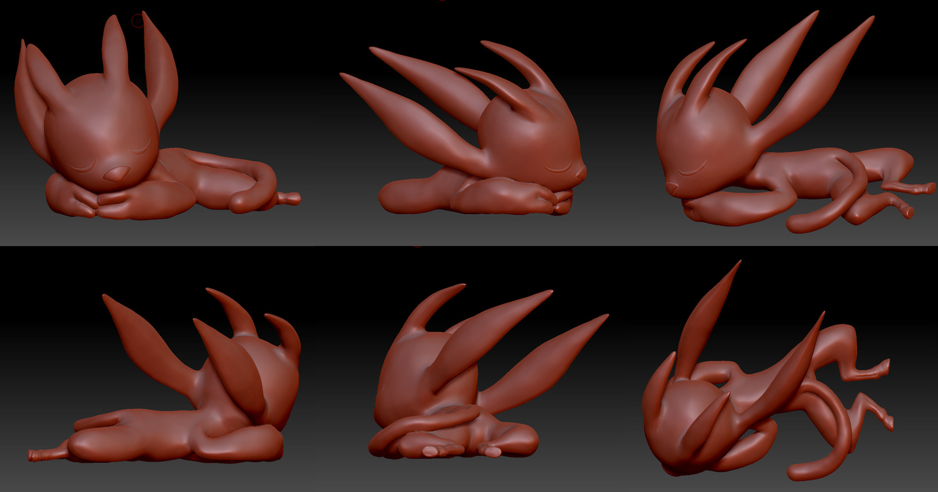Ori (based on the game Character) - Sculpted in ZBrush. Designed to be 3D pritned, moulded and cast.