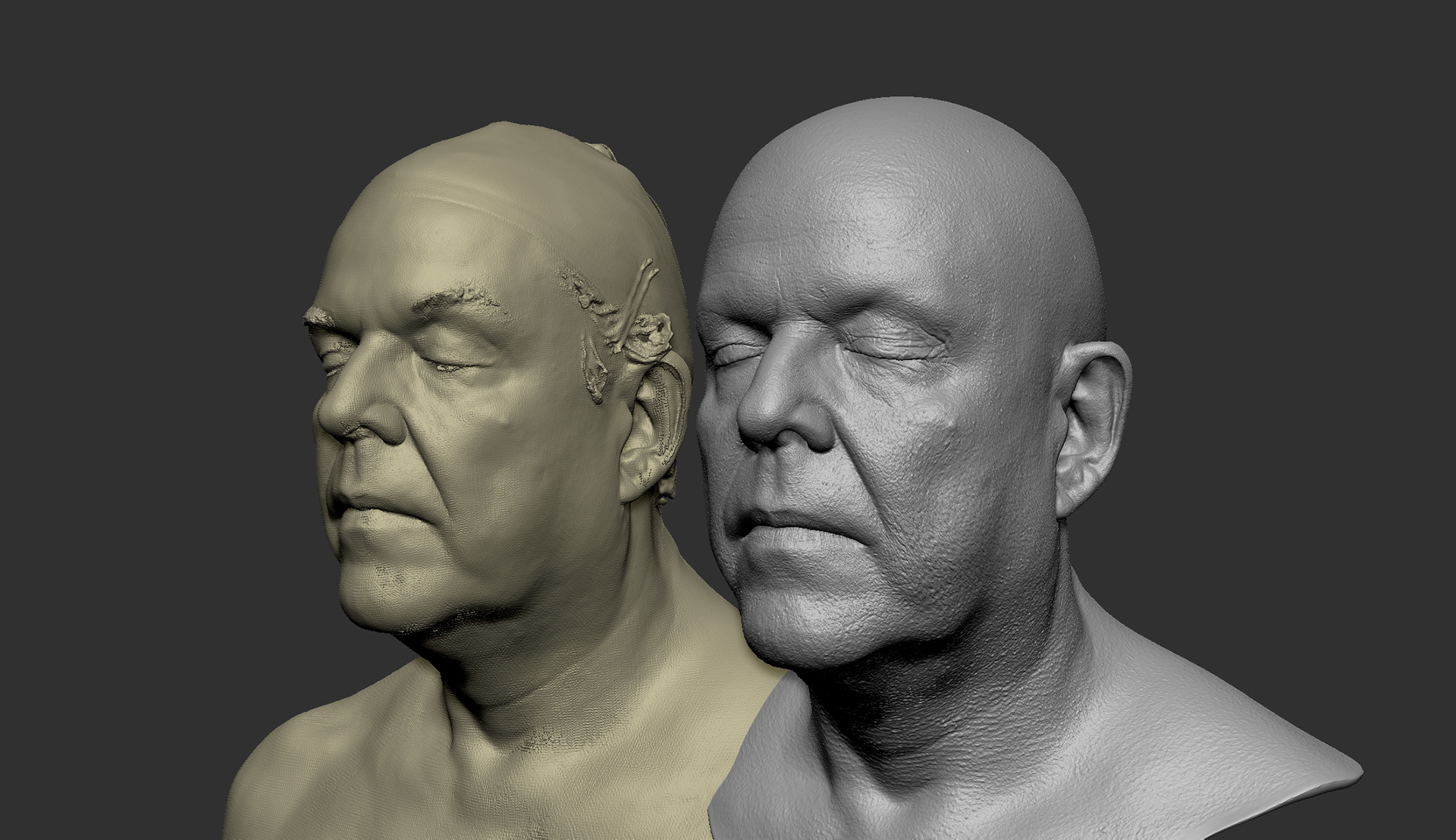3D Scanning, clean up and retexturing