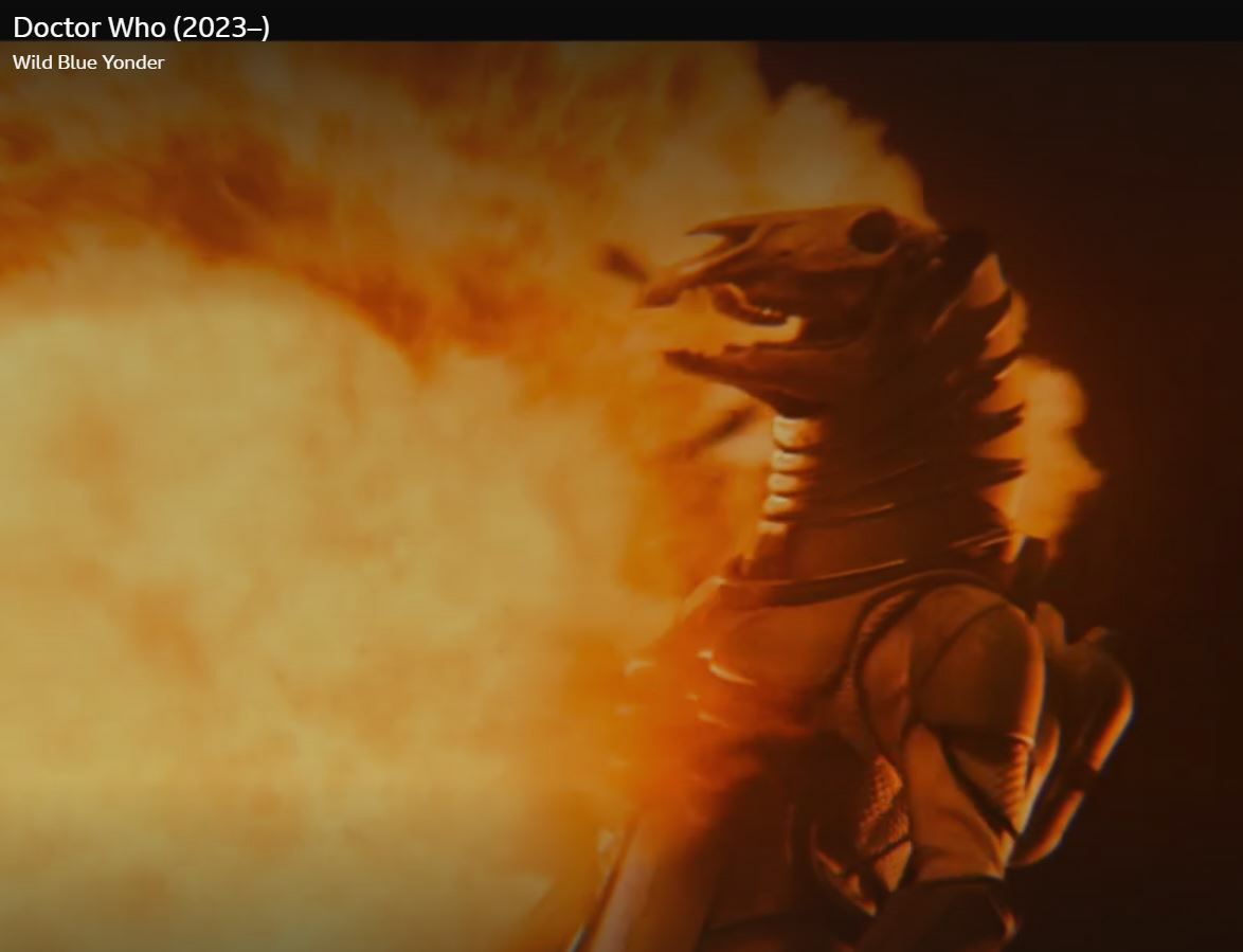 Doctor Who 60th Anniversary Ep Wild Blue Yonder - Captains Horse Skull digital resculpt (ZBrush), details added and sectioned for 3D printing. 3D Print and prep work practically done by me also. Costume & Painting done by others.. BBC Image