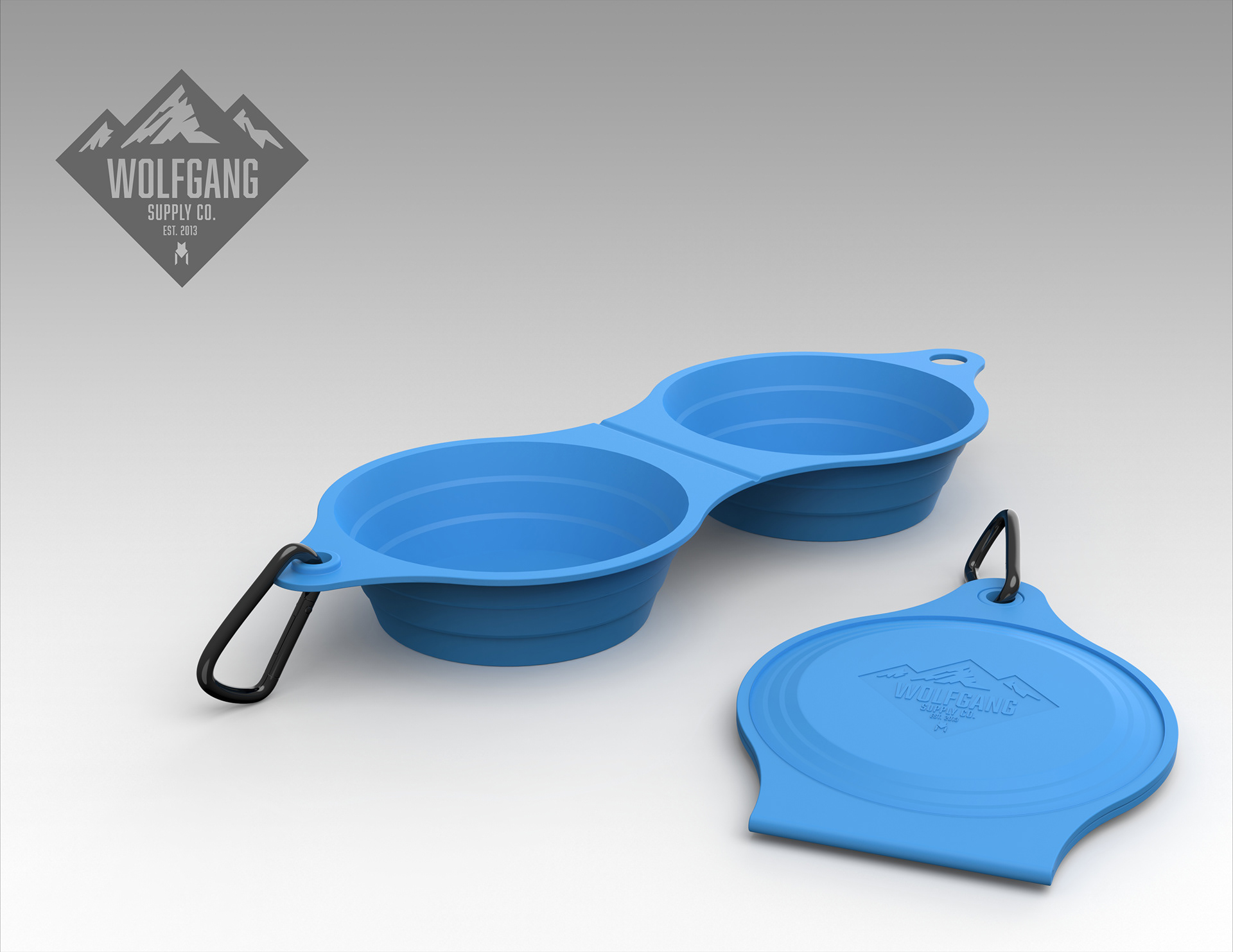 COLLAPSIBLE WATER/FOOD BOWL