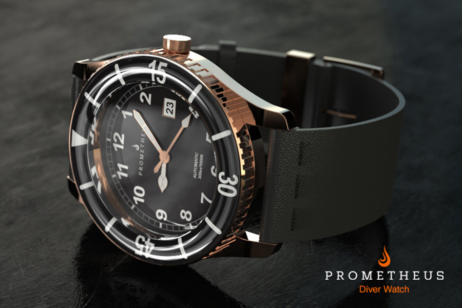 Prometheus Dive Watch | Model & Rendering