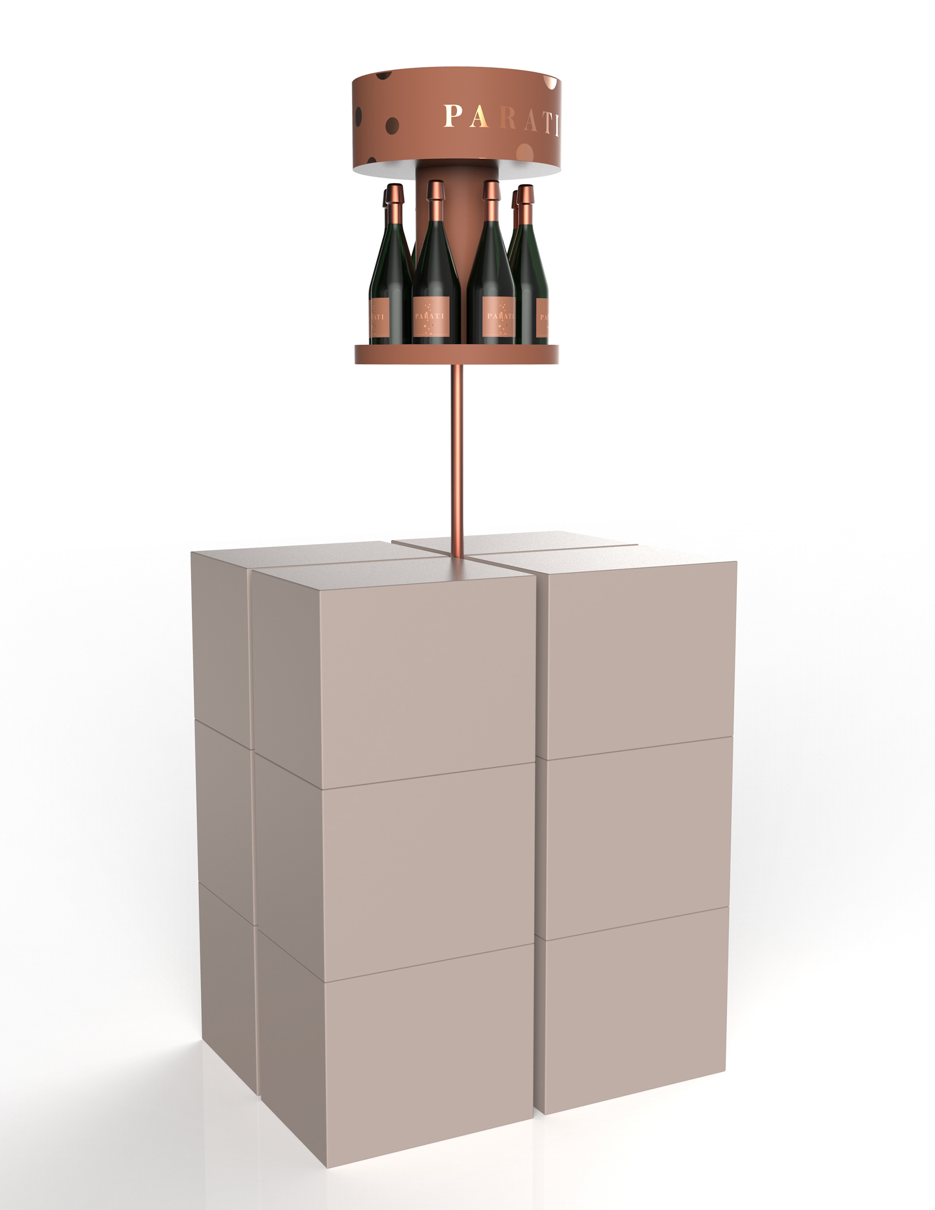 Parati Pole Topper | 3D Model and Rendering