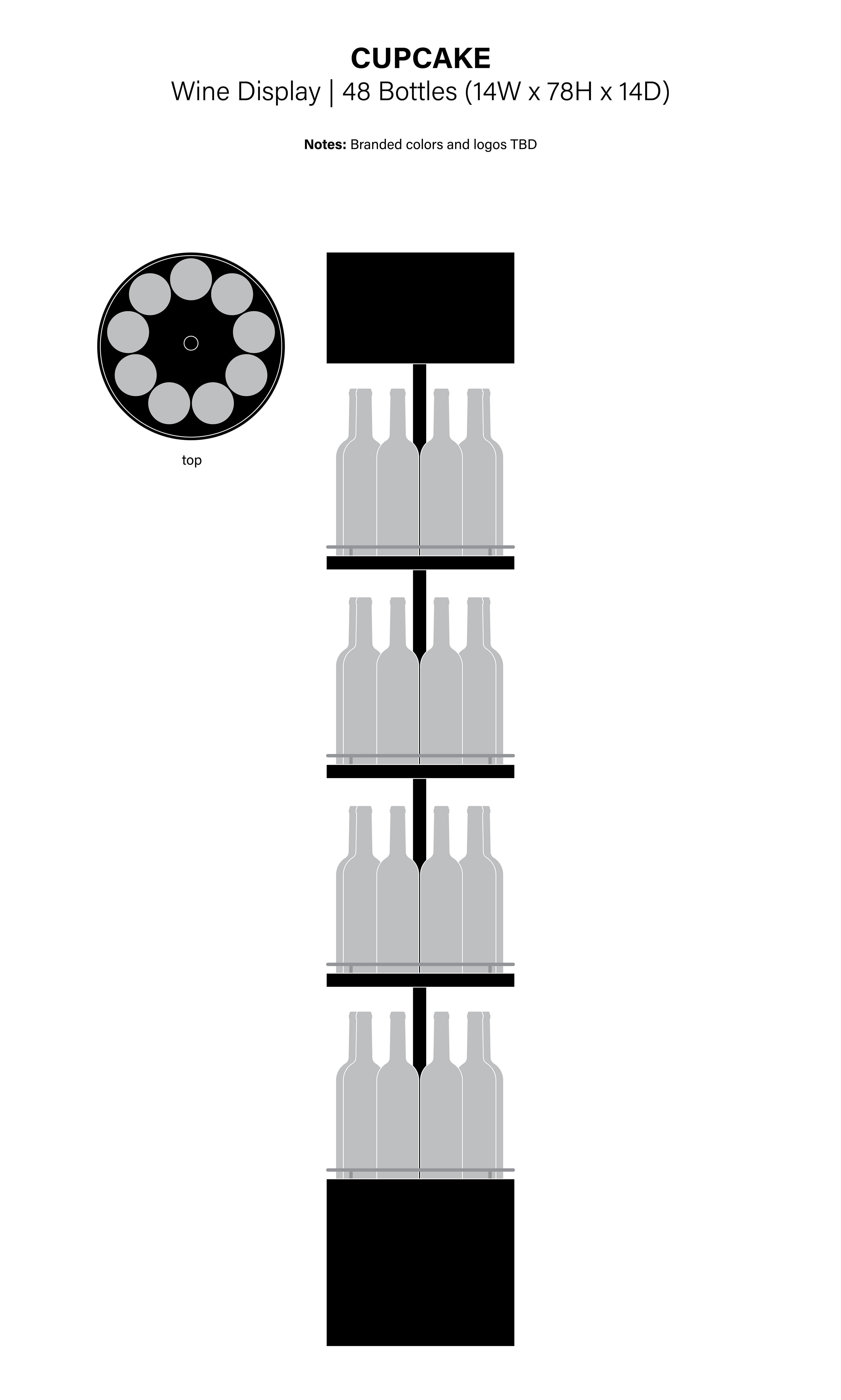 Cupcake Display | 2D Concept