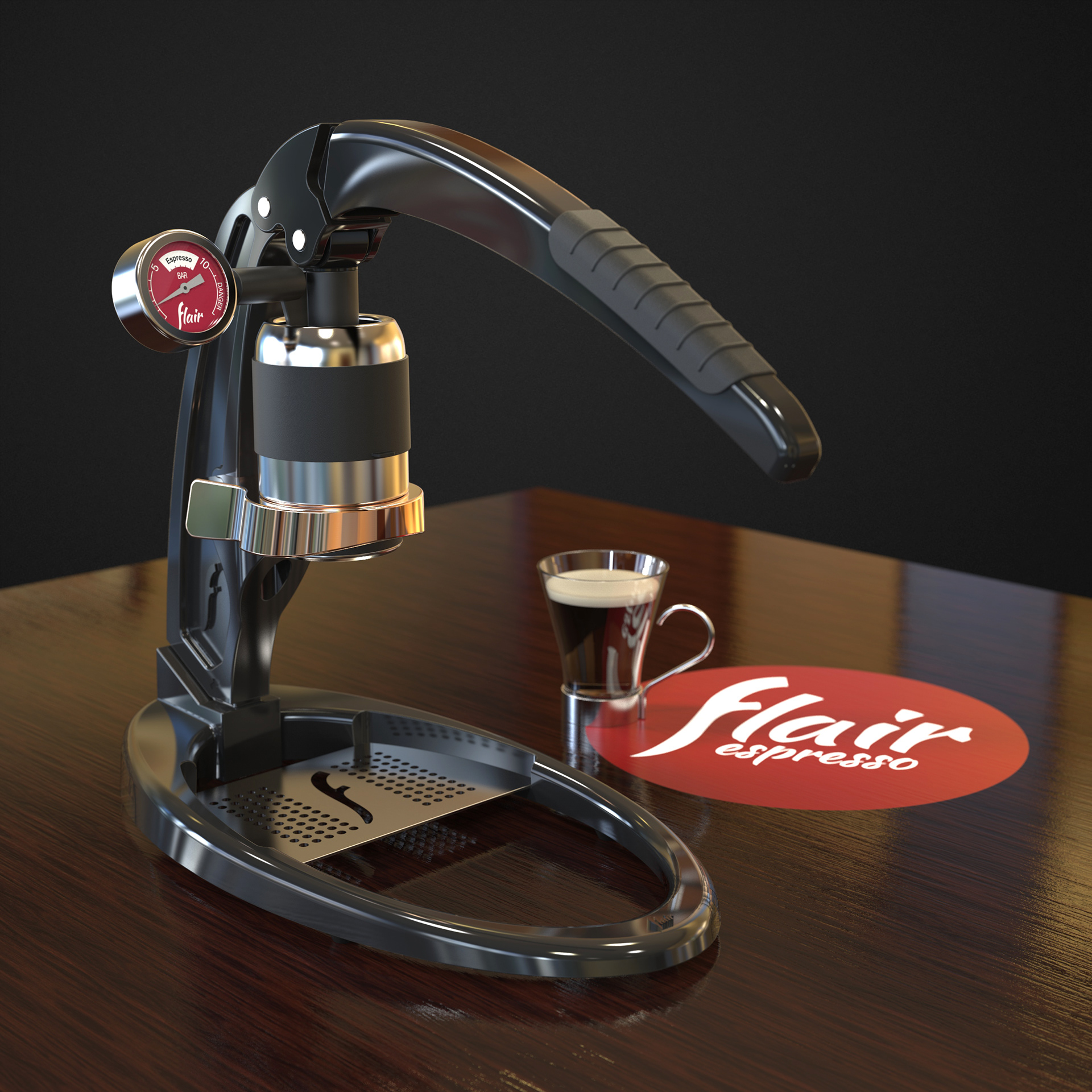 Flair Espresso Press | Model & Rendering