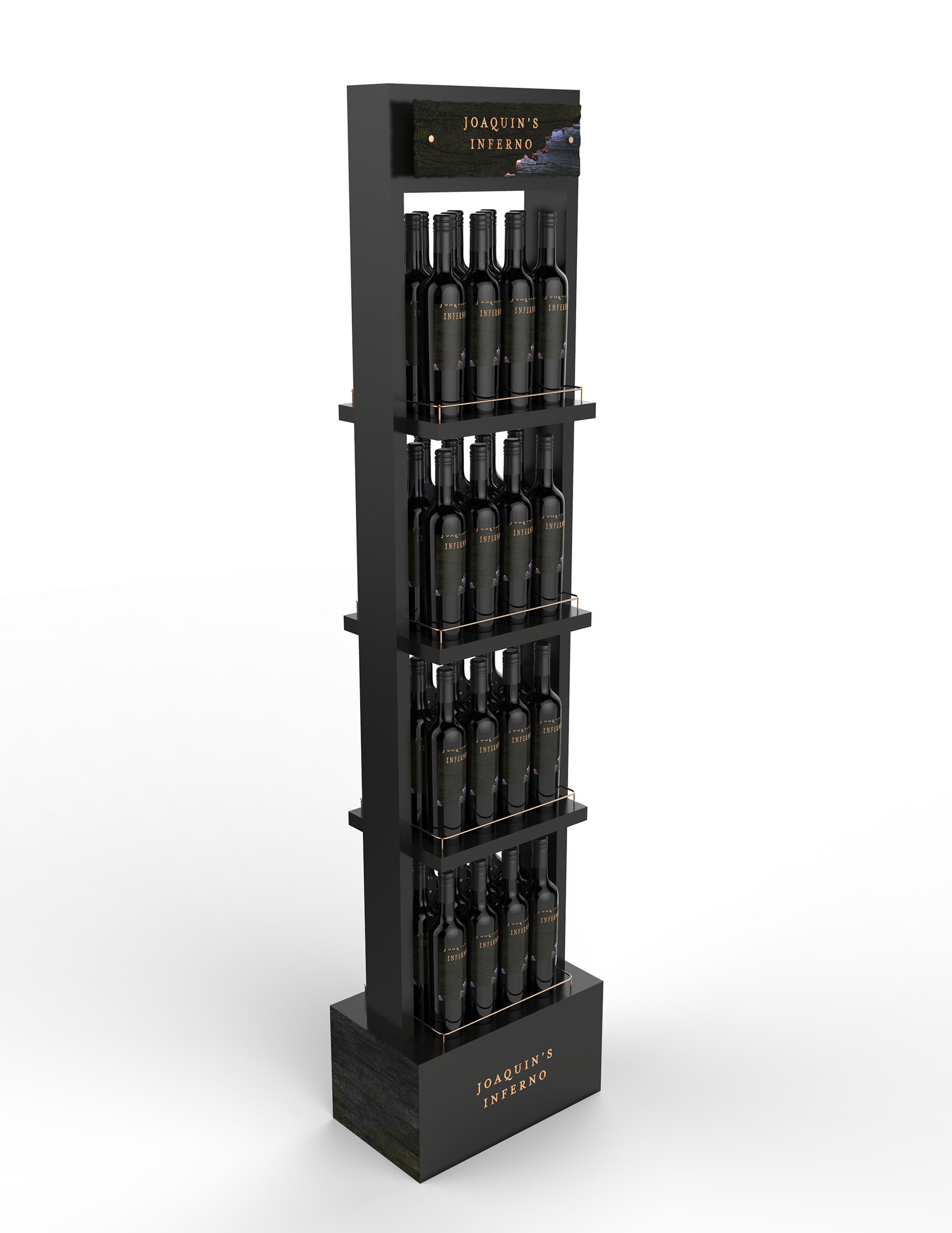 Joaquin's Inferno Display | 3D Model and Rendering