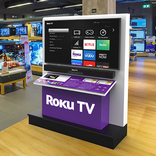 ROKU TV Soundbar Display