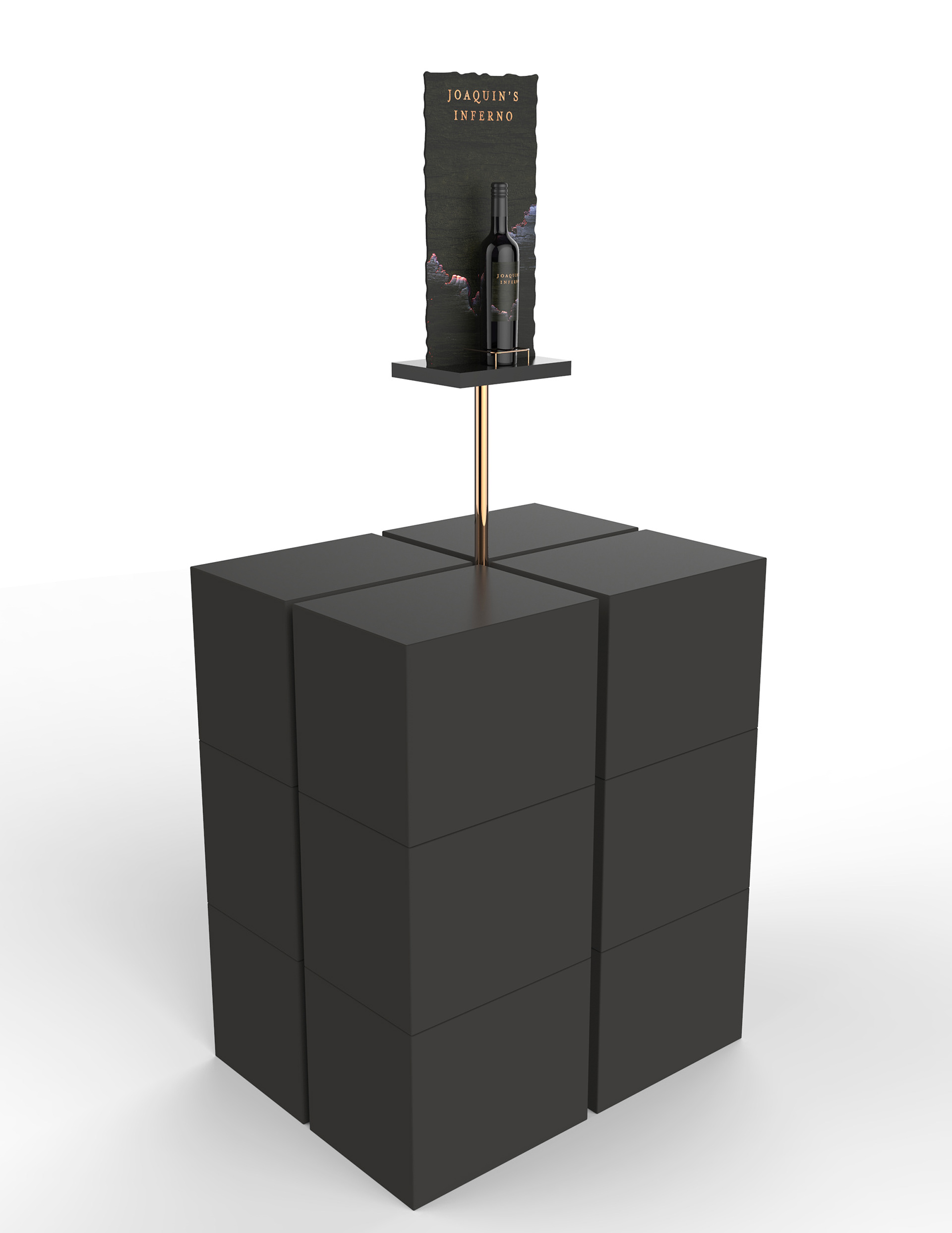 Joaquin's Inferno Pole Topper | 3D Model and Rendering