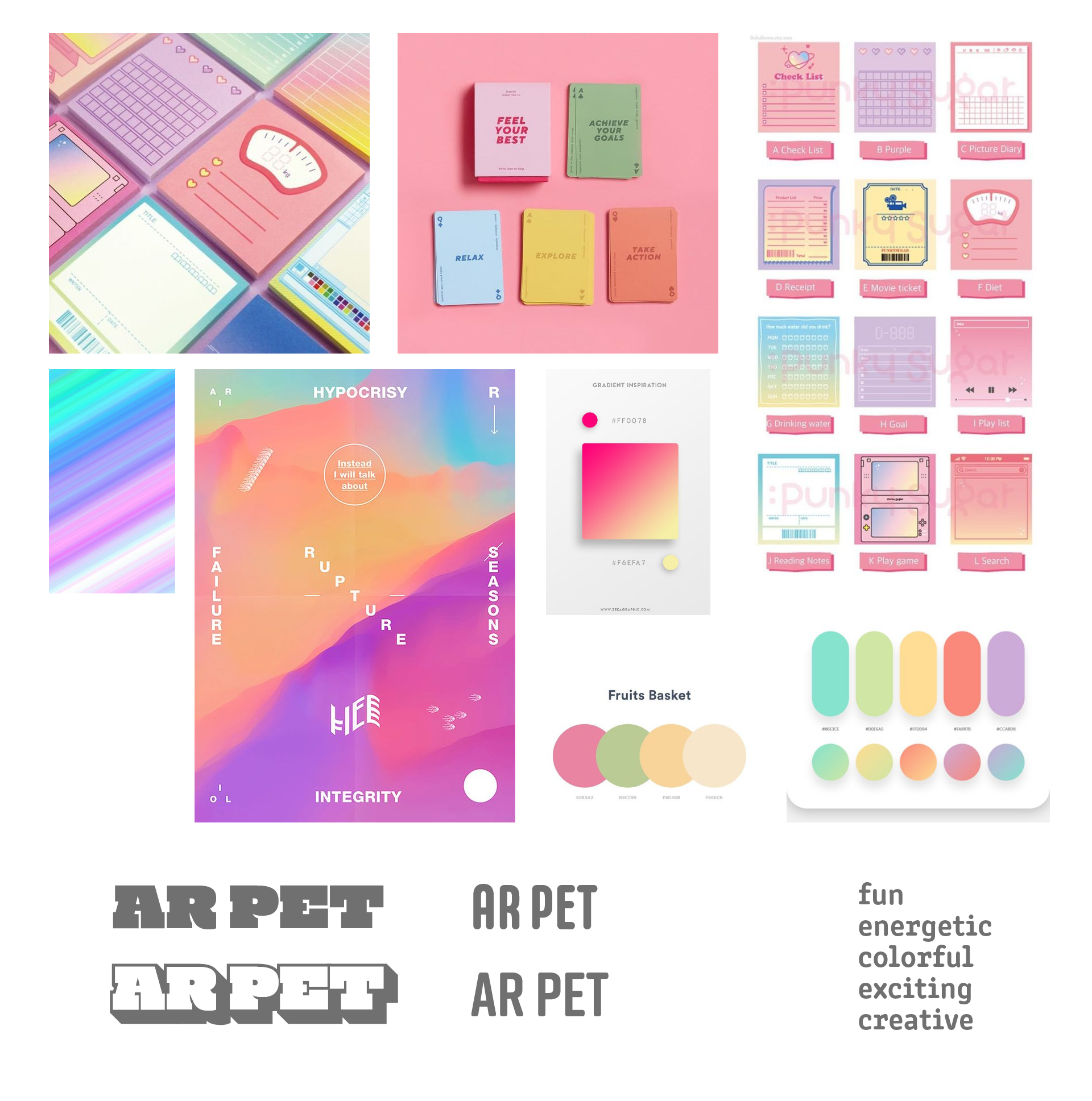 styleguide and moodboard