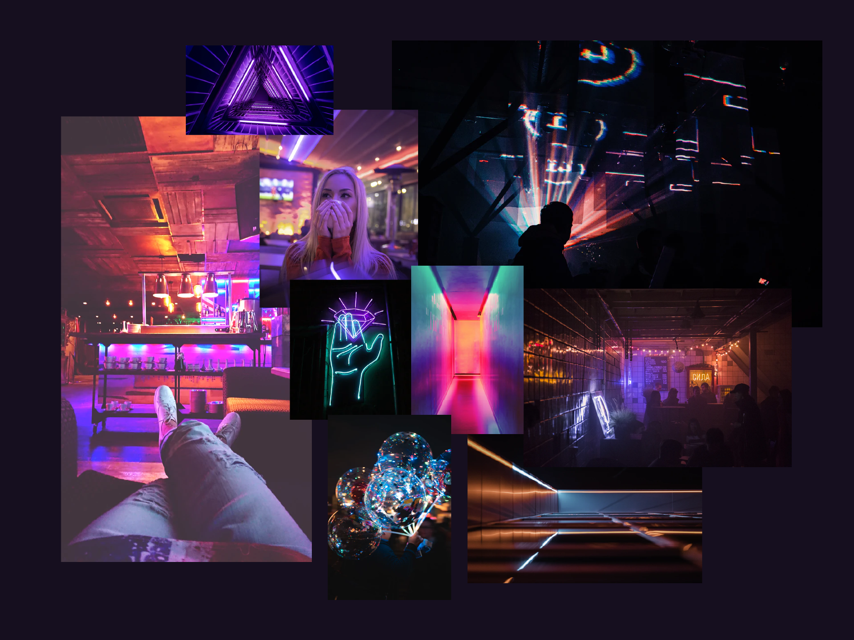 the main moodboard with the theme "disco(ver)" (discover with disco)
