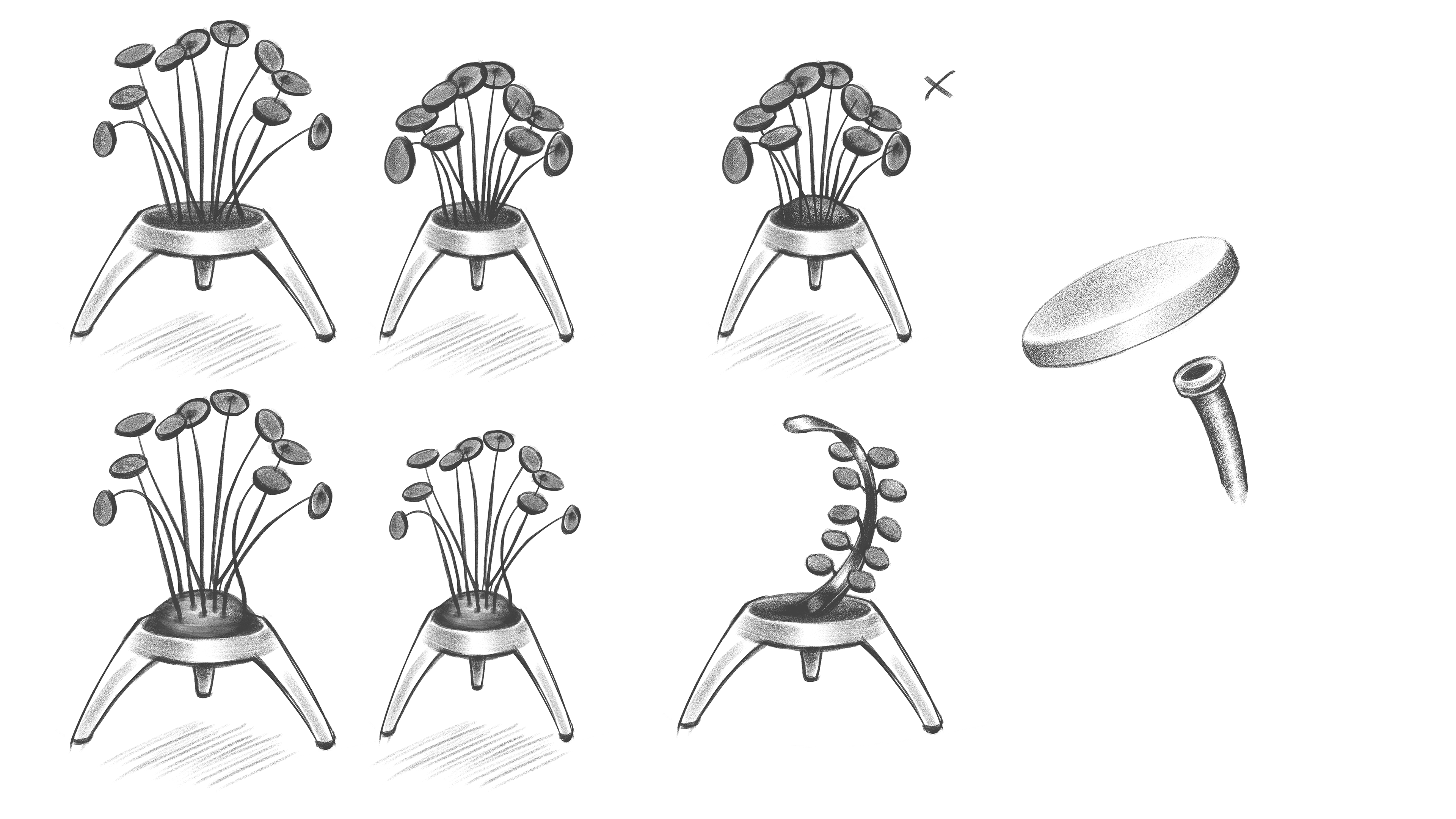 product sketches after some iterations (still different product concepts)