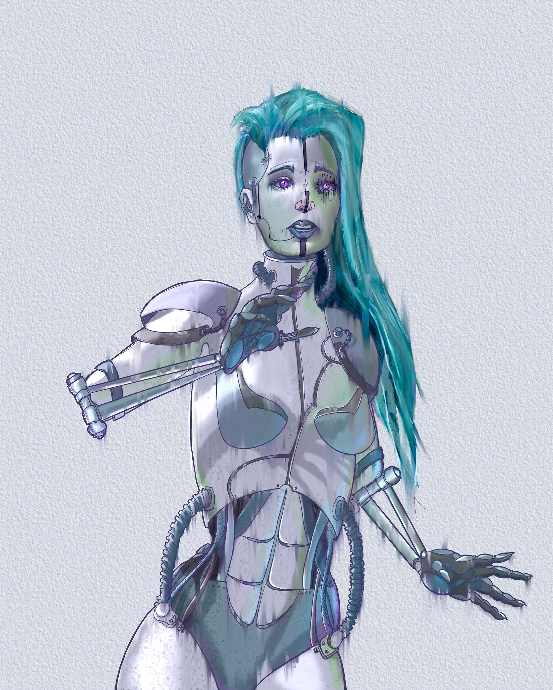 Character art for the game “SENTIENTS” by Ted Hayes, 2022