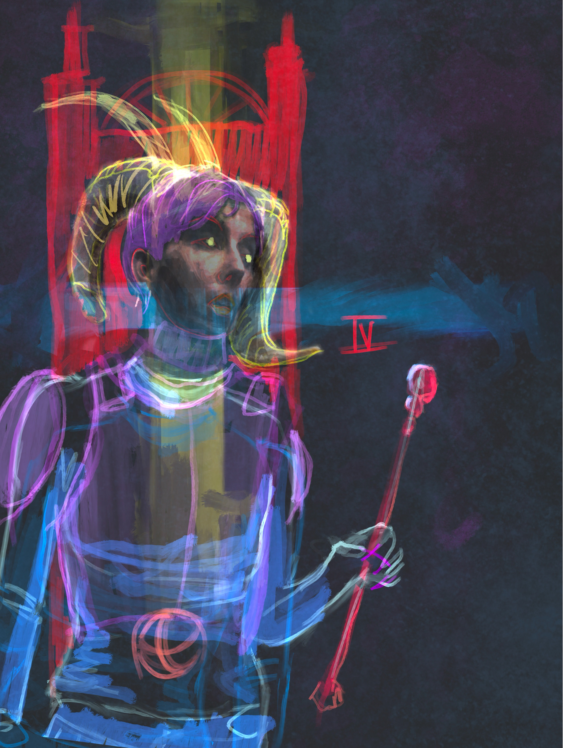 “The Emperor” Digital Painting, 2023