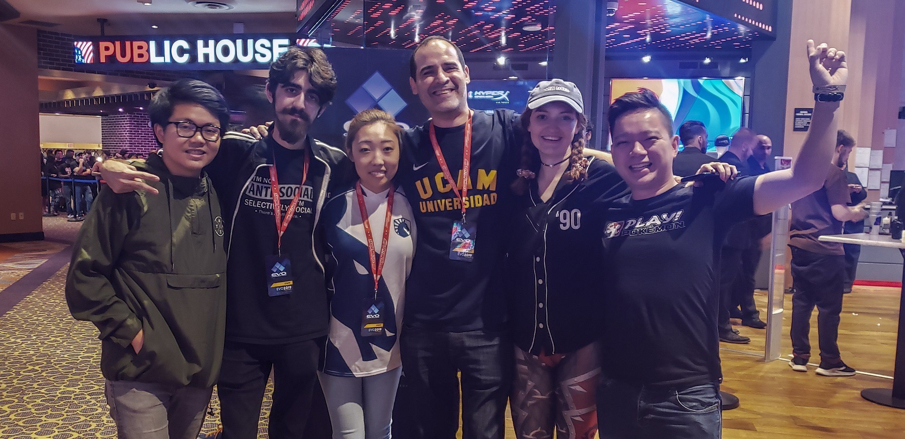 Twitch's Director of Student & Education Programs, Garvey, and Twitch's Global Program Manager, Kevin Hoang @ Evo 2019 // 