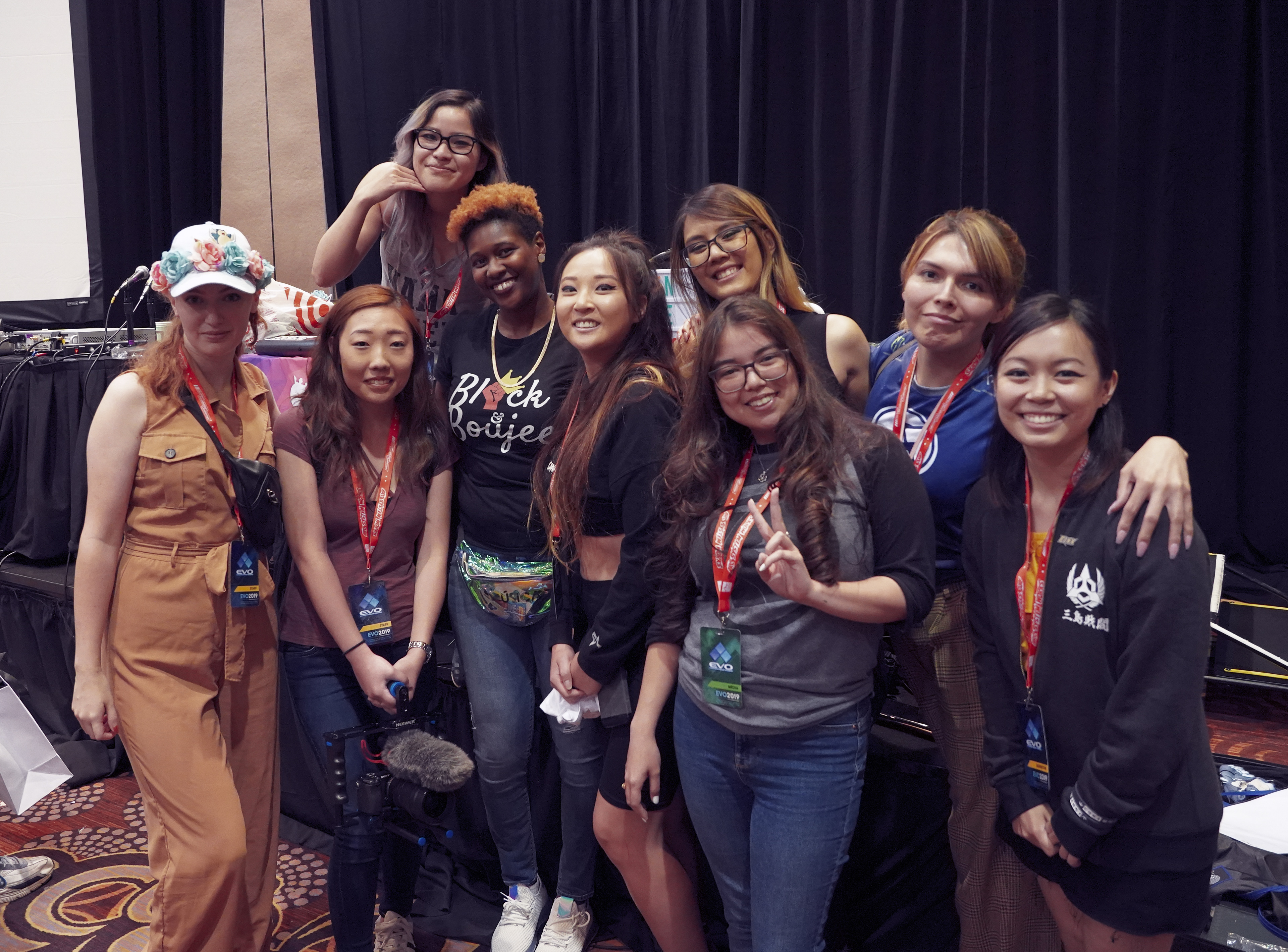 Girls in the FGC Panel @ Evo 2019