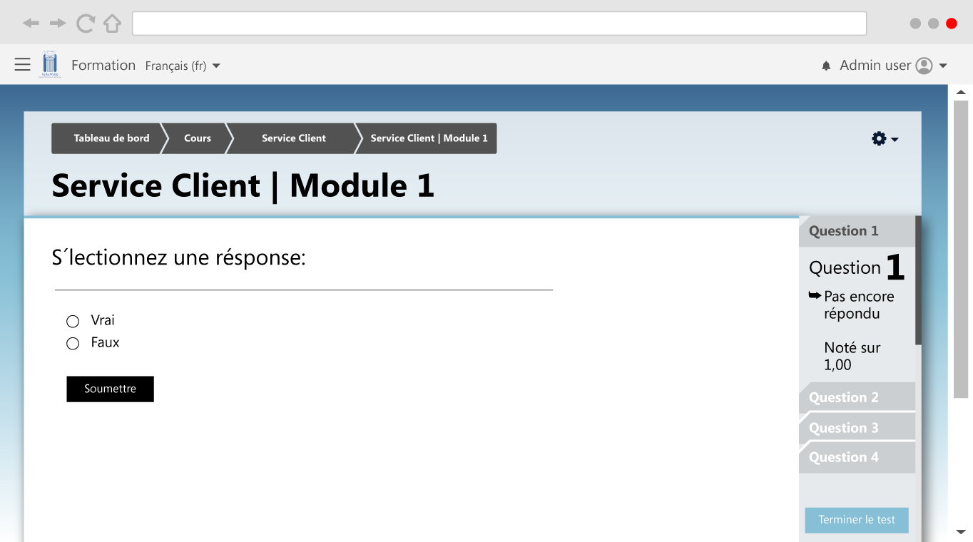Collapsed Navigation Menu | Module 1